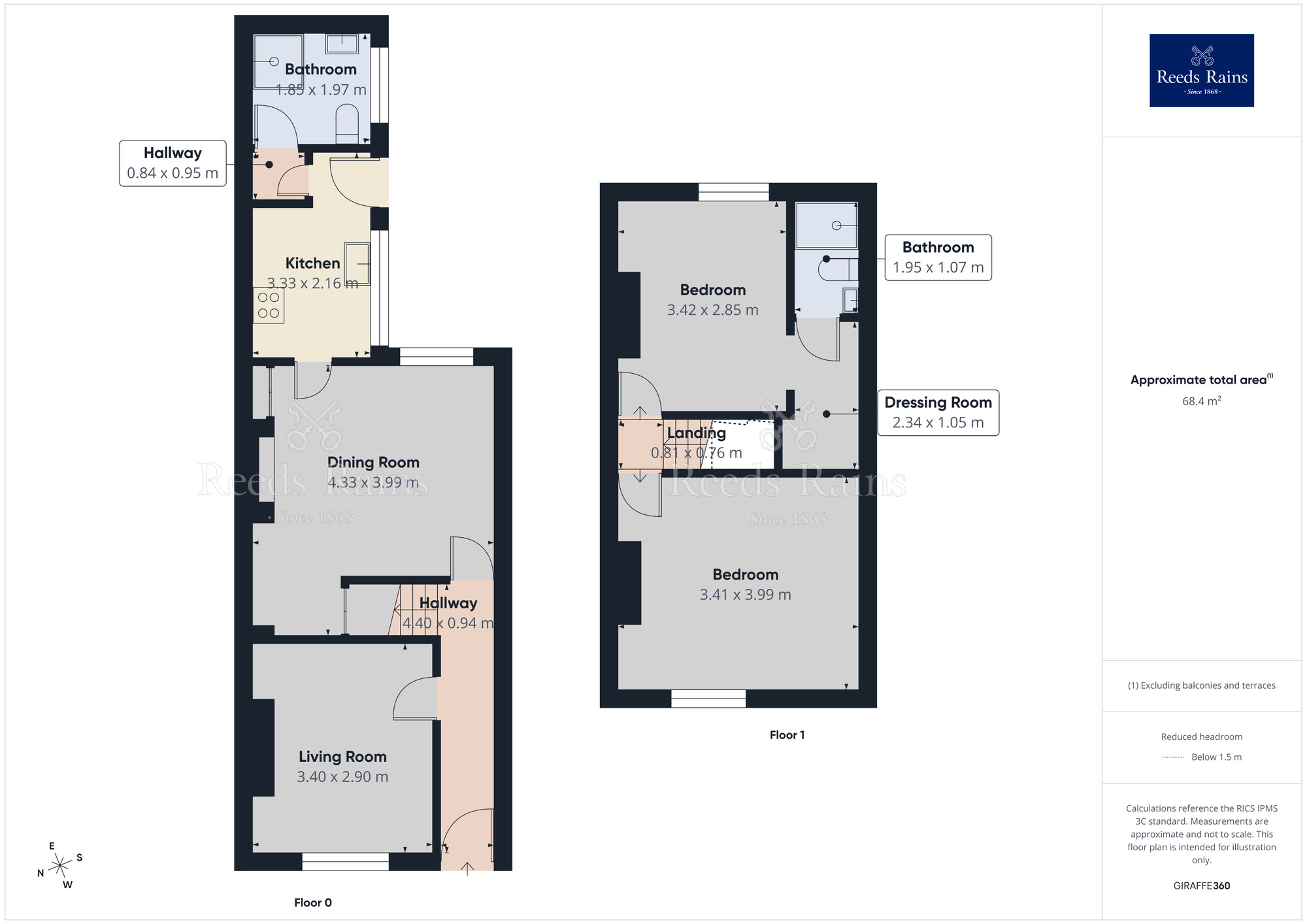 Floorplan of 2 bedroom Mid Terrace House to rent, Barlow Street, York, YO26