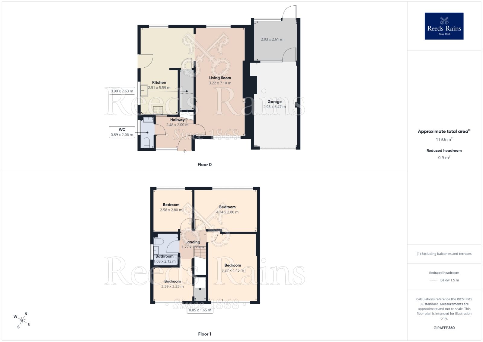Floorplan of 4 bedroom Detached House for sale, Ryecroft Avenue, York, YO24