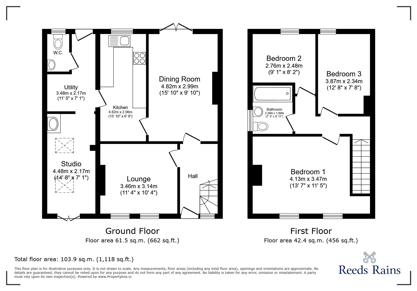 Floorplan of 3 bedroom Semi Detached House to rent, Howe Hill Road, York, North Yorkshire, YO26