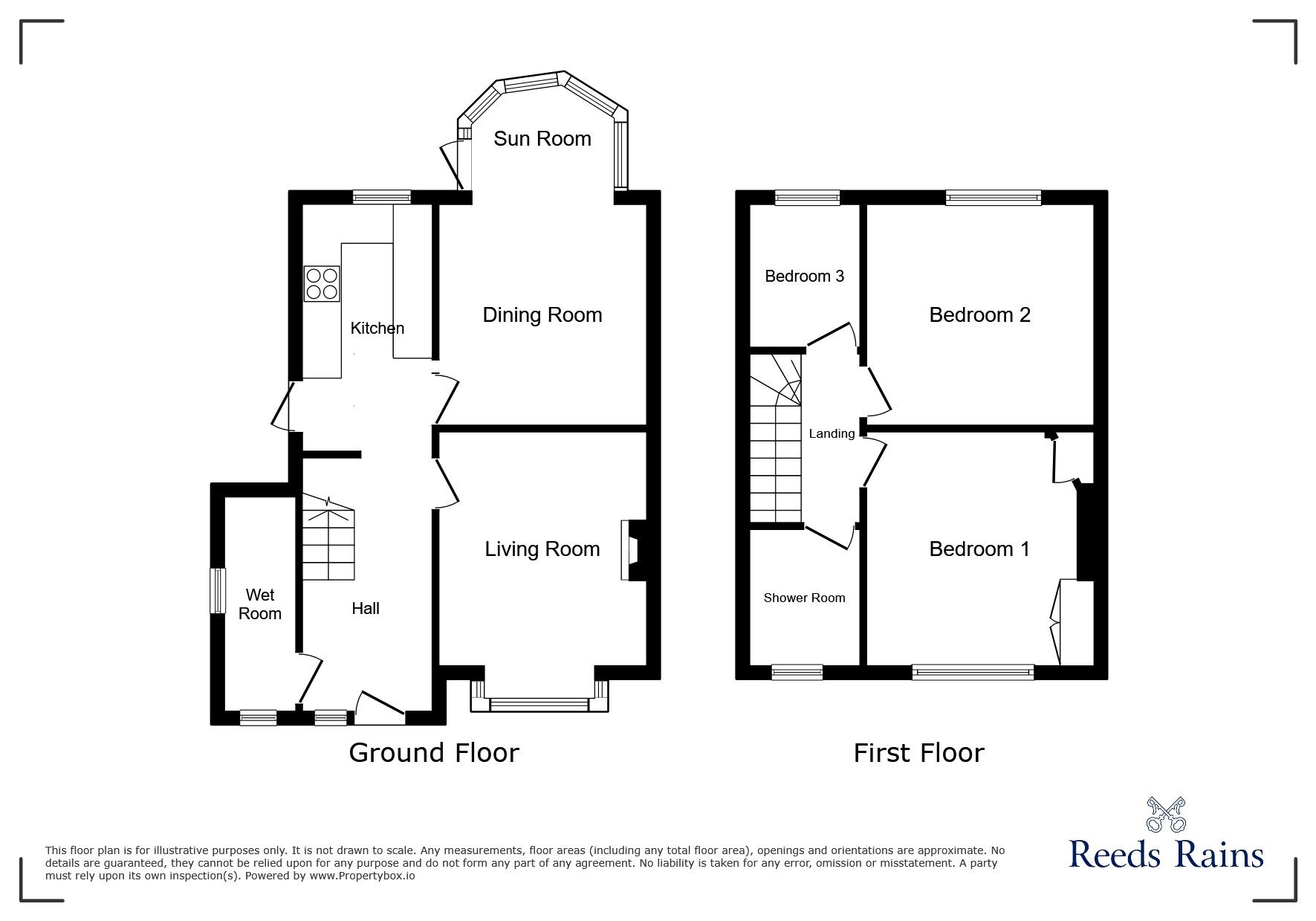 Floorplan of 3 bedroom Semi Detached House for sale, Beckfield Lane, York, North Yorkshire, YO26