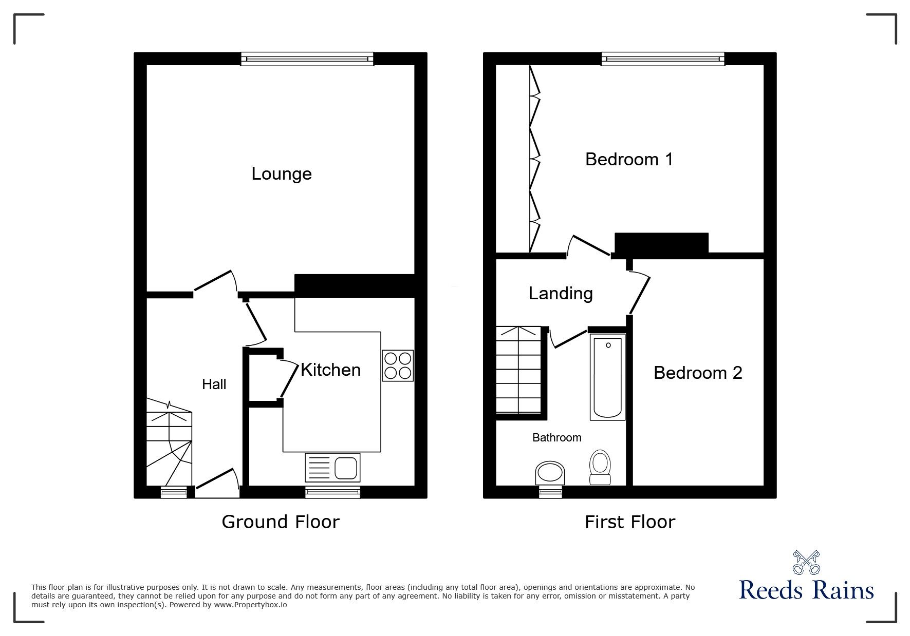 Floorplan of 2 bedroom  Flat to rent, Sowerby Road, York, North Yorkshire, YO26