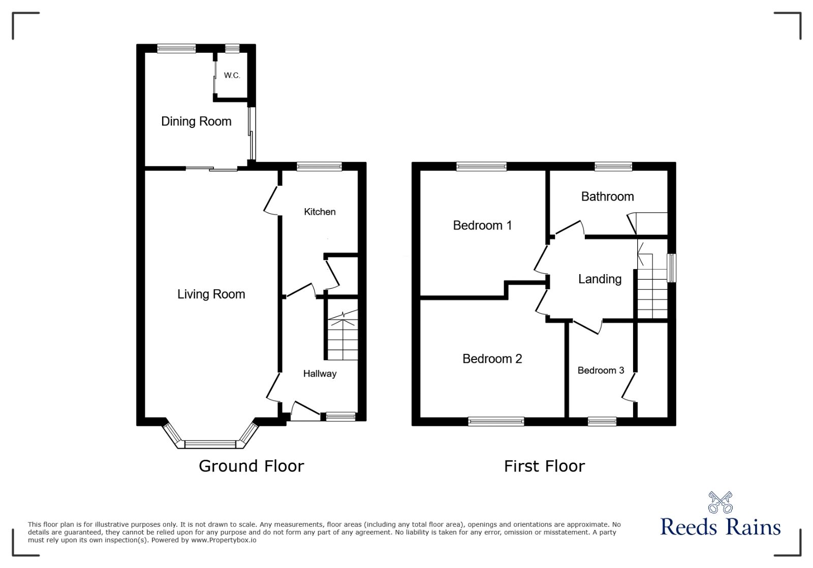 Floorplan of 3 bedroom Semi Detached House for sale, Lerecroft Road, York, North Yorkshire, YO24