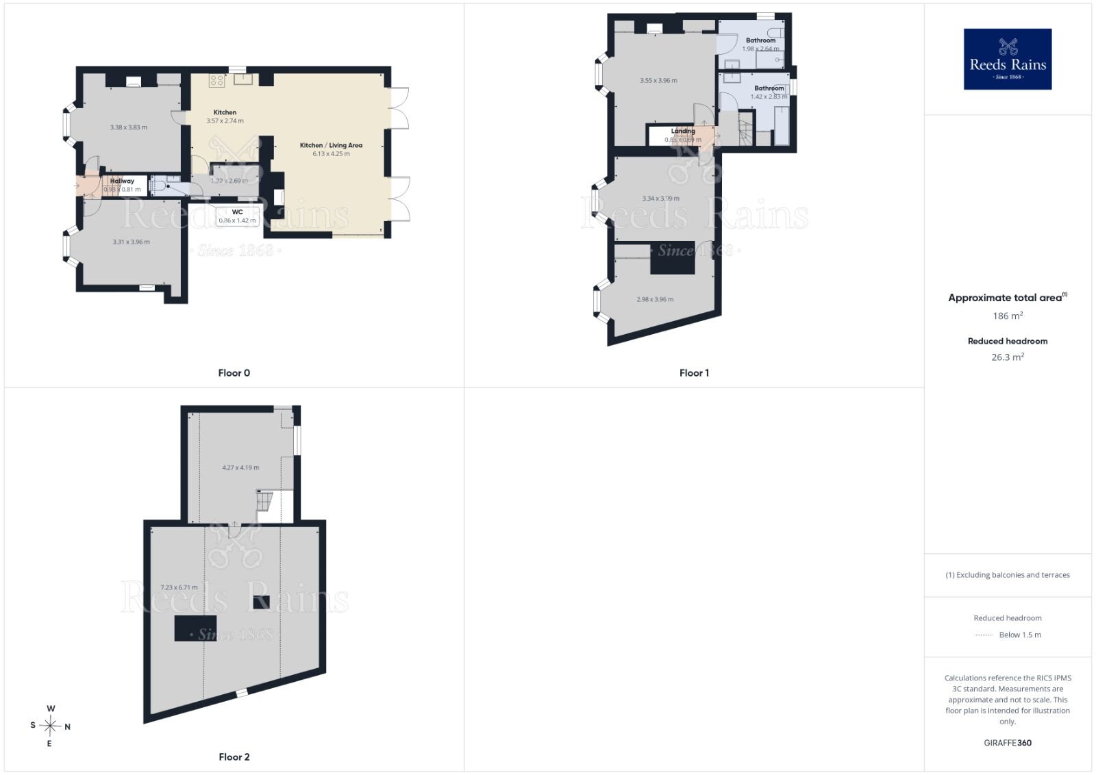 Floorplan of 5 bedroom Detached House for sale, The Green, Acomb, North Yorkshire, YO26