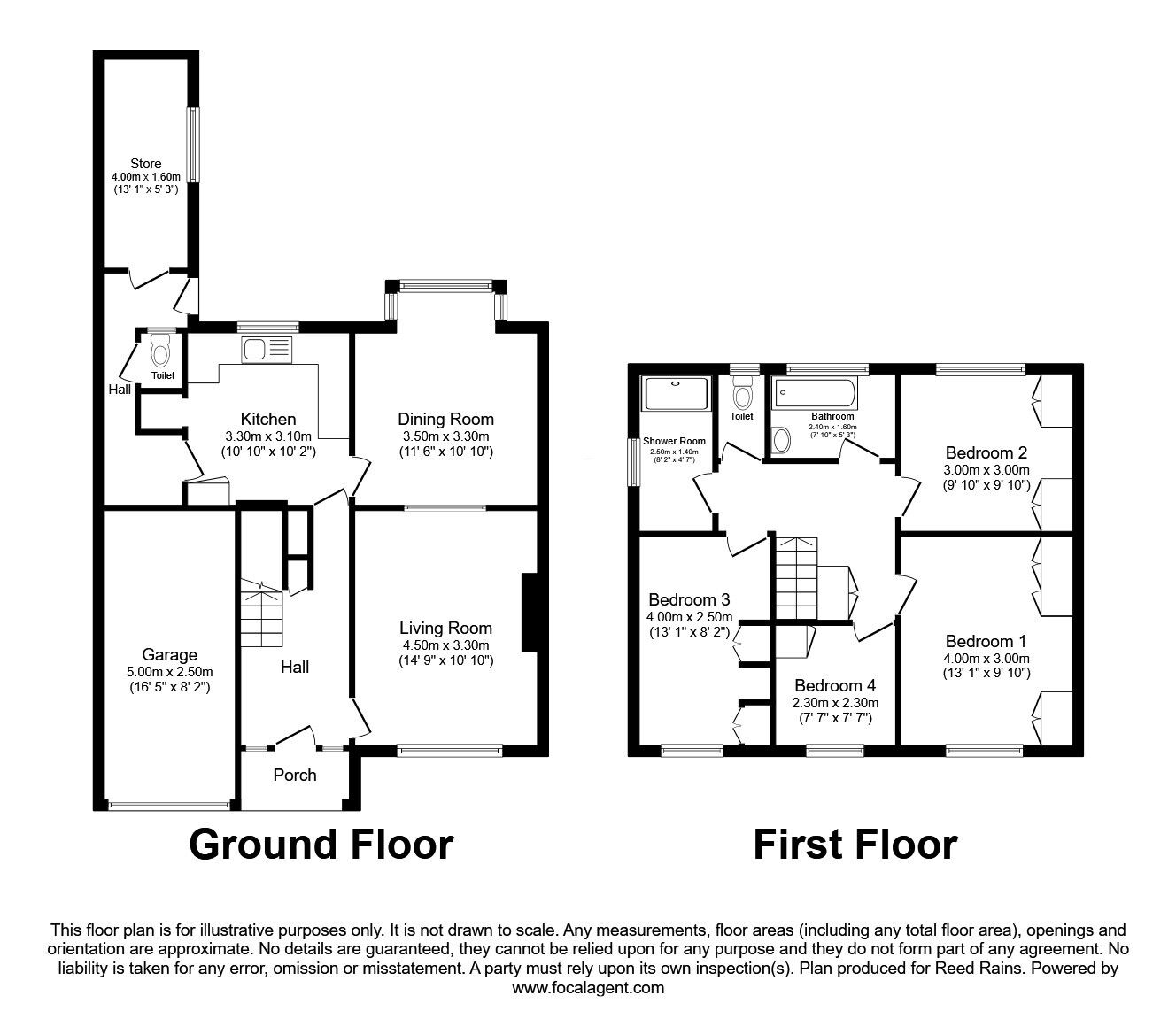 Floorplan of 4 bedroom Semi Detached House for sale, Hamilton Drive, York, North Yorkshire, YO24