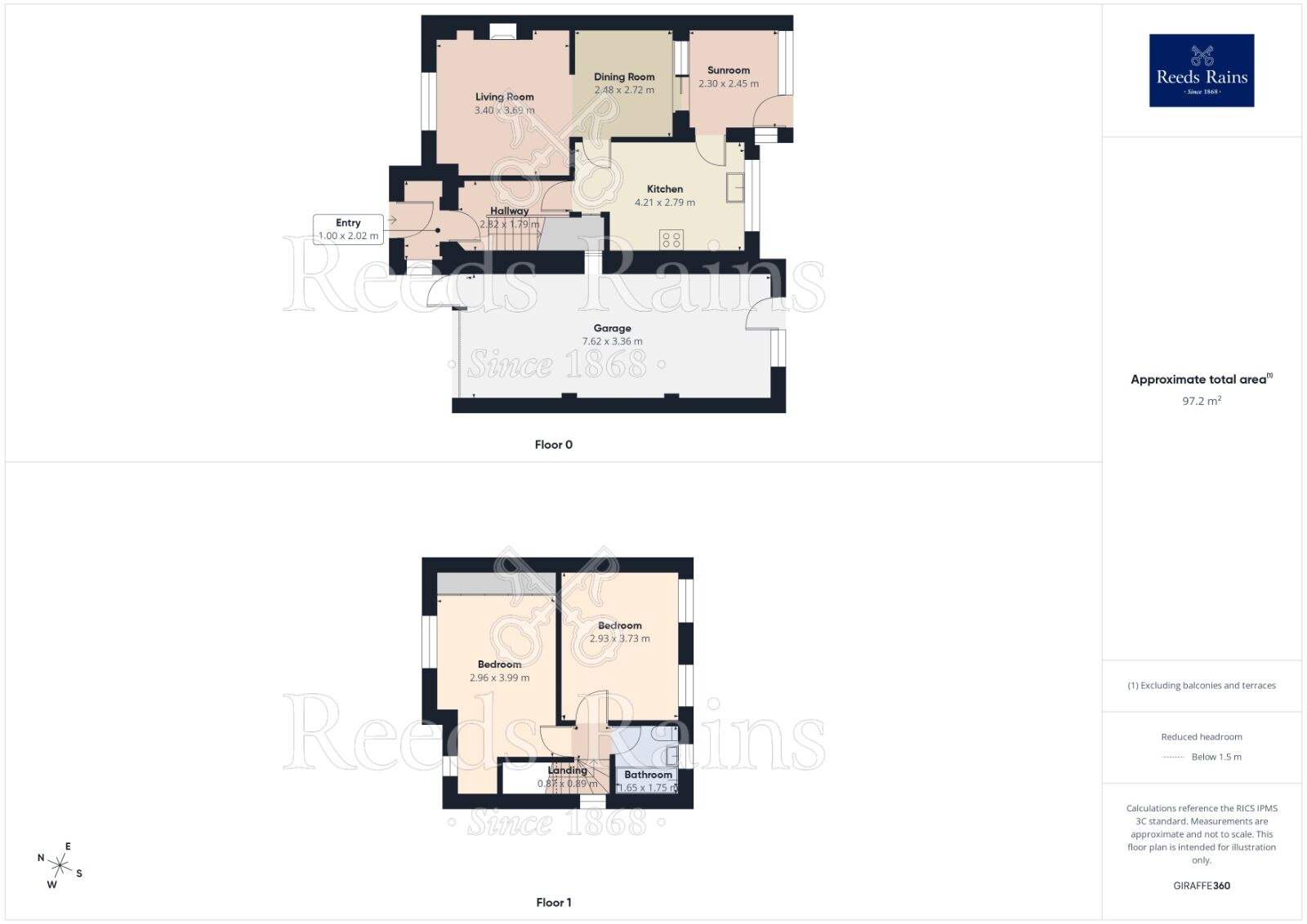 Floorplan of 2 bedroom End Terrace House for sale, Barkston Avenue, York, North Yorkshire, YO26