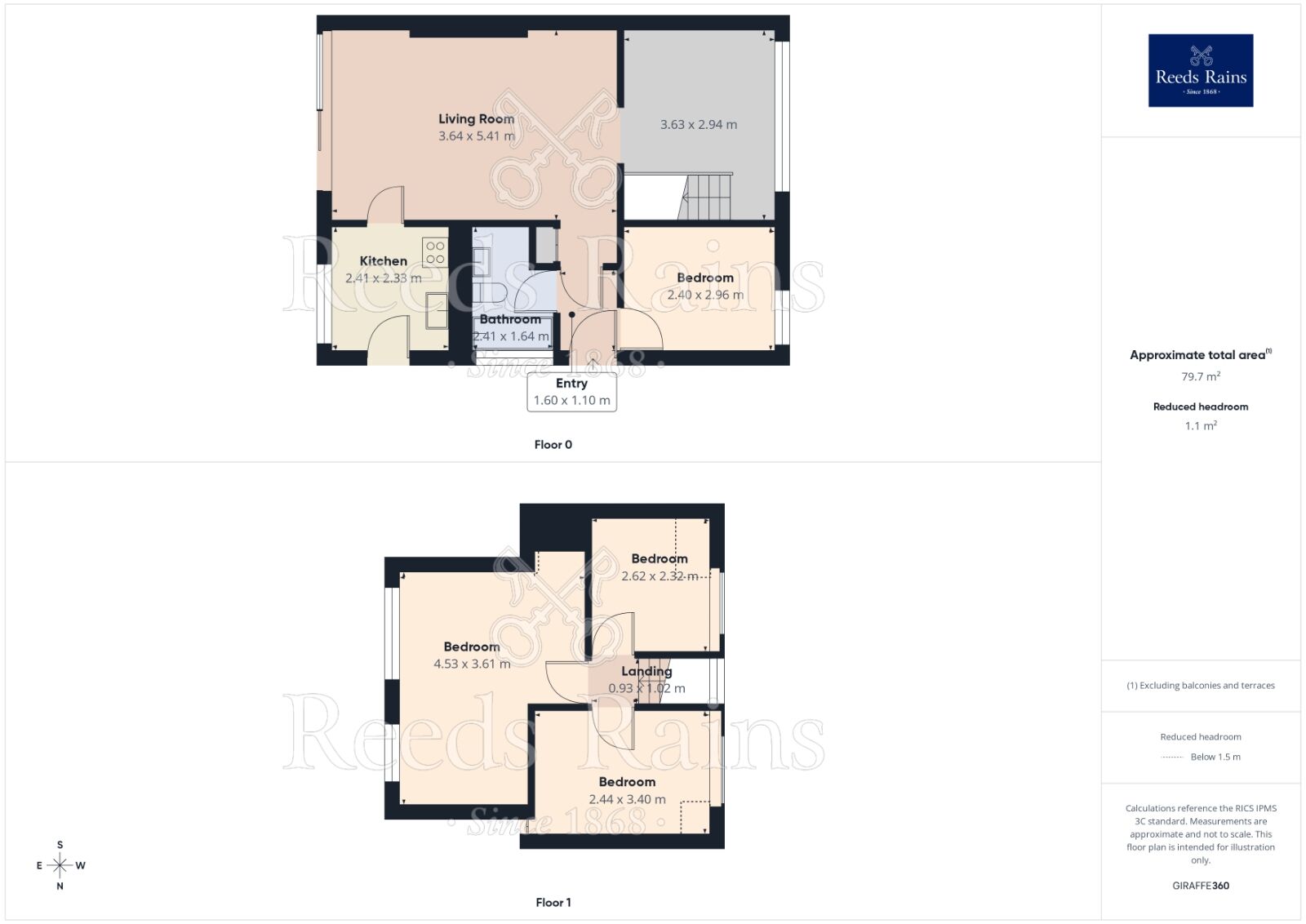 Floorplan of 4 bedroom Semi Detached Bungalow for sale, Deepdale, York, North Yorkshire, YO24