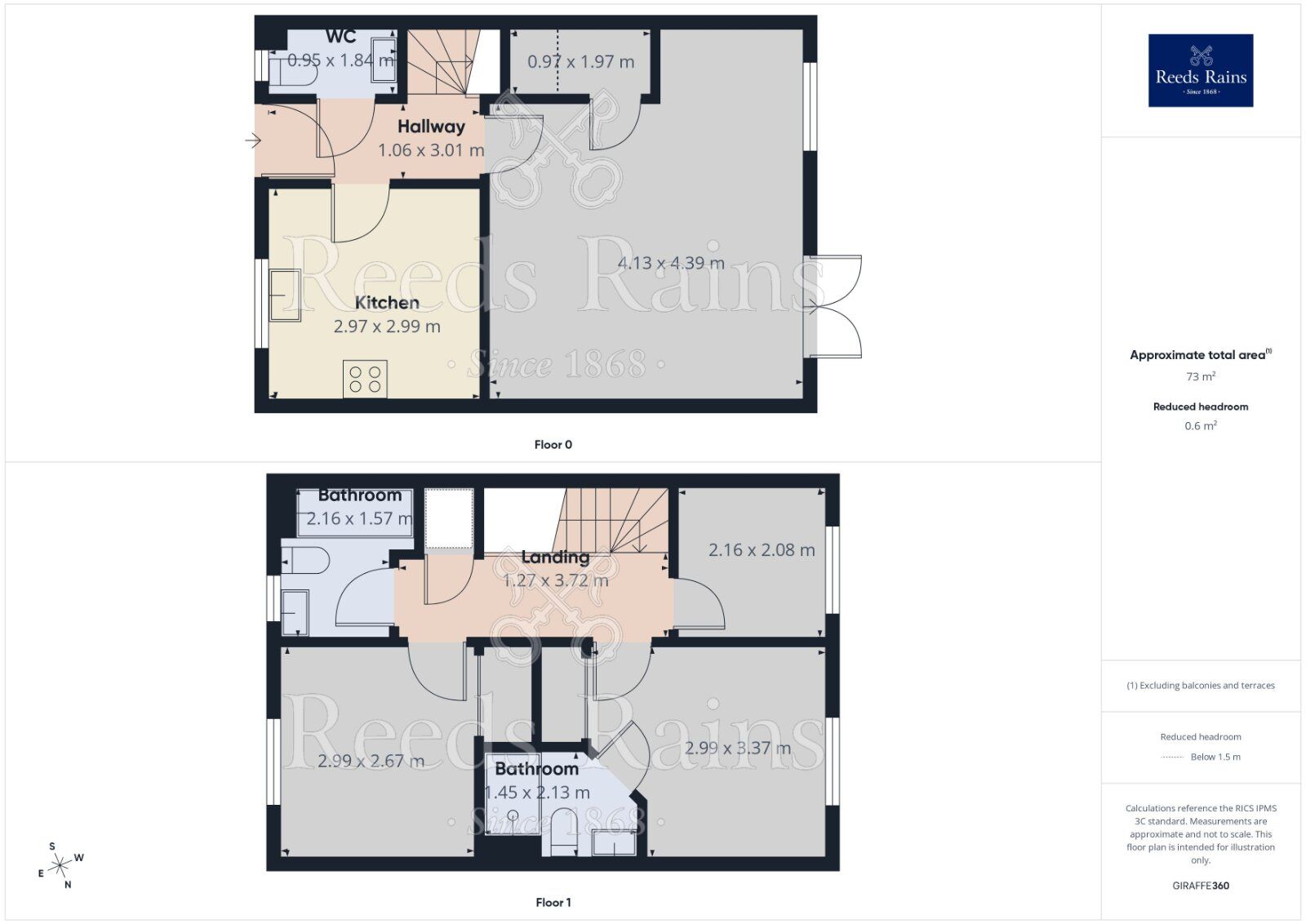 Floorplan of 3 bedroom End Terrace House for sale, Church Gate, York, North Yorkshire, YO26