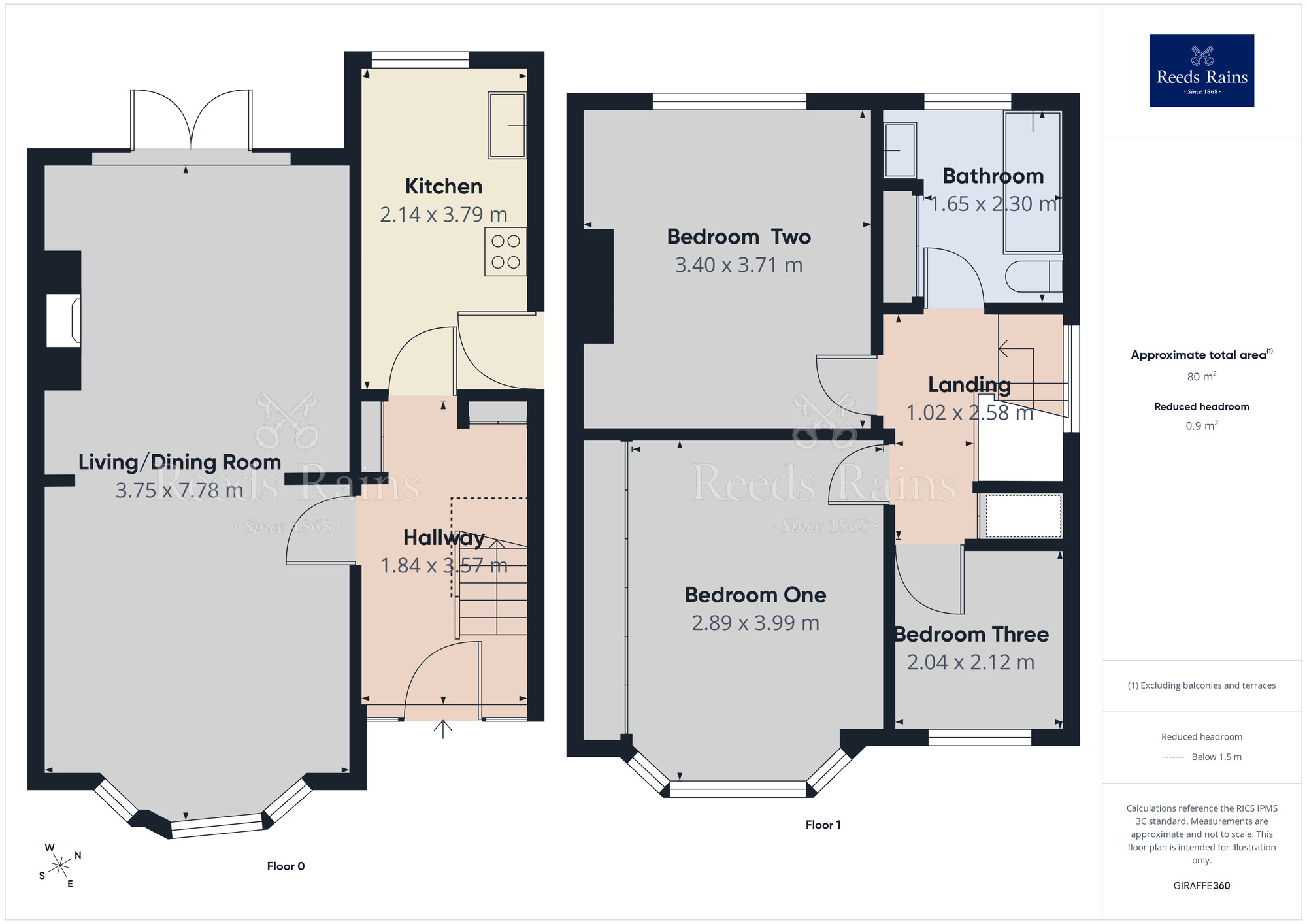 Floorplan of 3 bedroom Semi Detached House to rent, Malvern Avenue, York, North Yorkshire, YO26
