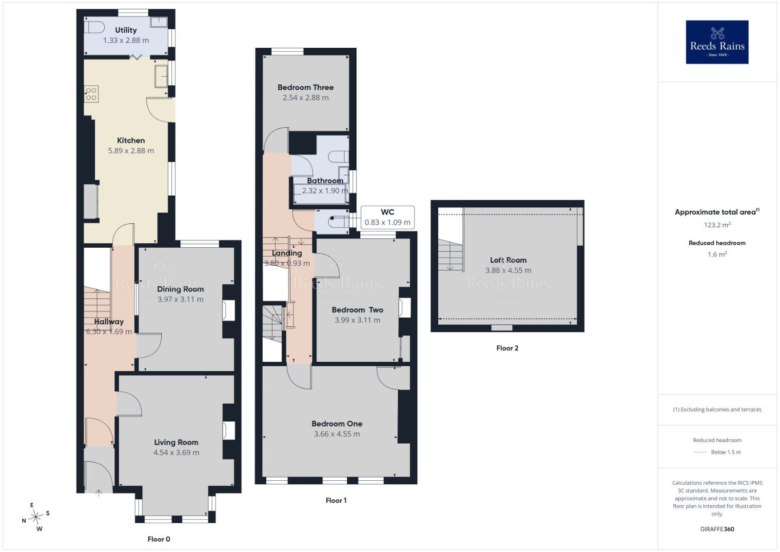 Floorplan of 3 bedroom Mid Terrace House for sale, Carr Lane, York, North Yorkshire, YO26