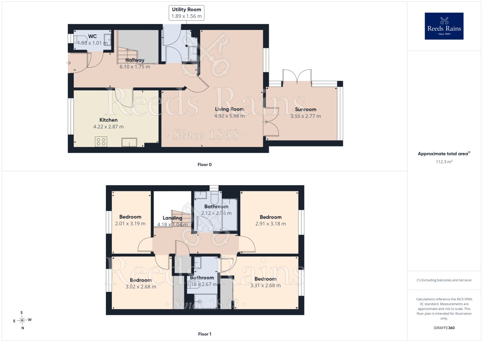 Floorplan of 4 bedroom Detached House for sale, Church Gate, York, North Yorkshire, YO26