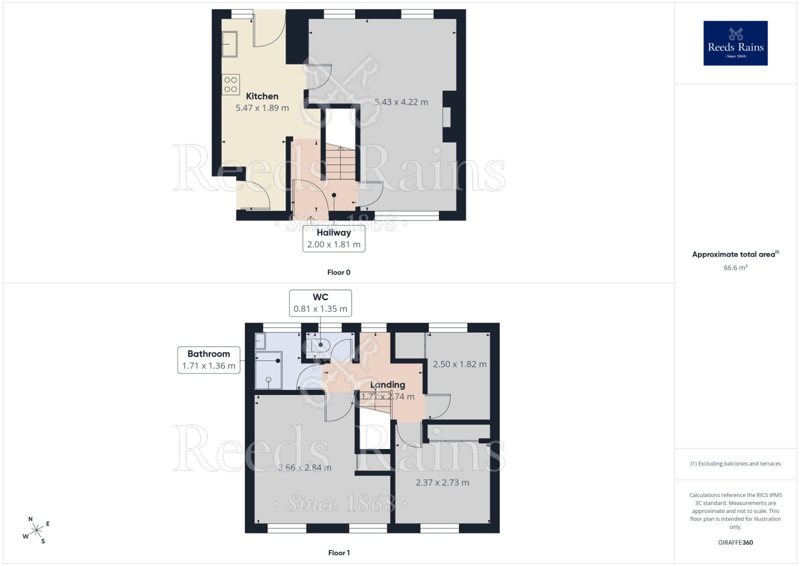 Floorplan of 3 bedroom Mid Terrace House for sale, Thanet Road, York, North Yorkshire, YO24