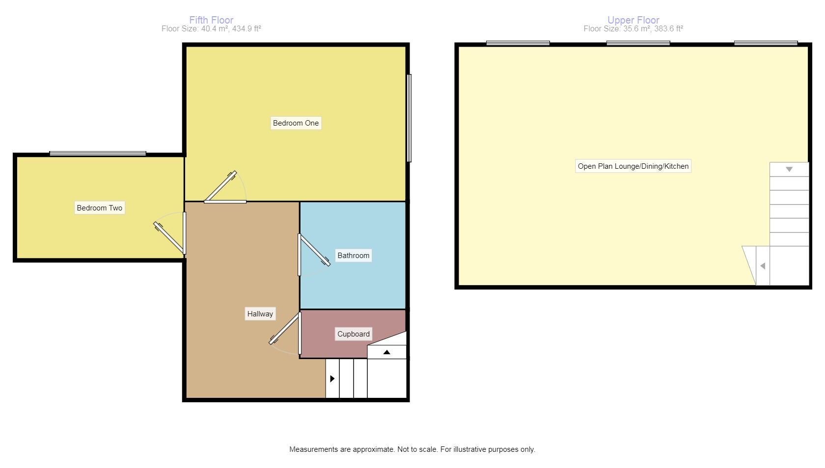 Floorplan of 2 bedroom Flat to rent, Mossley Road, Ashton-under-Lyne, Greater Manchester, OL6