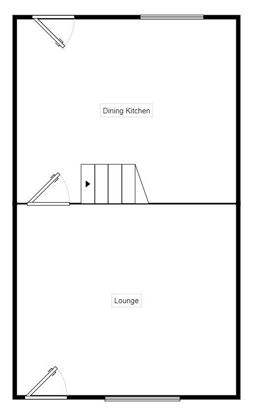 Floorplan of 2 bedroom Mid Terrace House for sale, New Lees Street, Ashton-under-Lyne, Greater Manchester, OL6