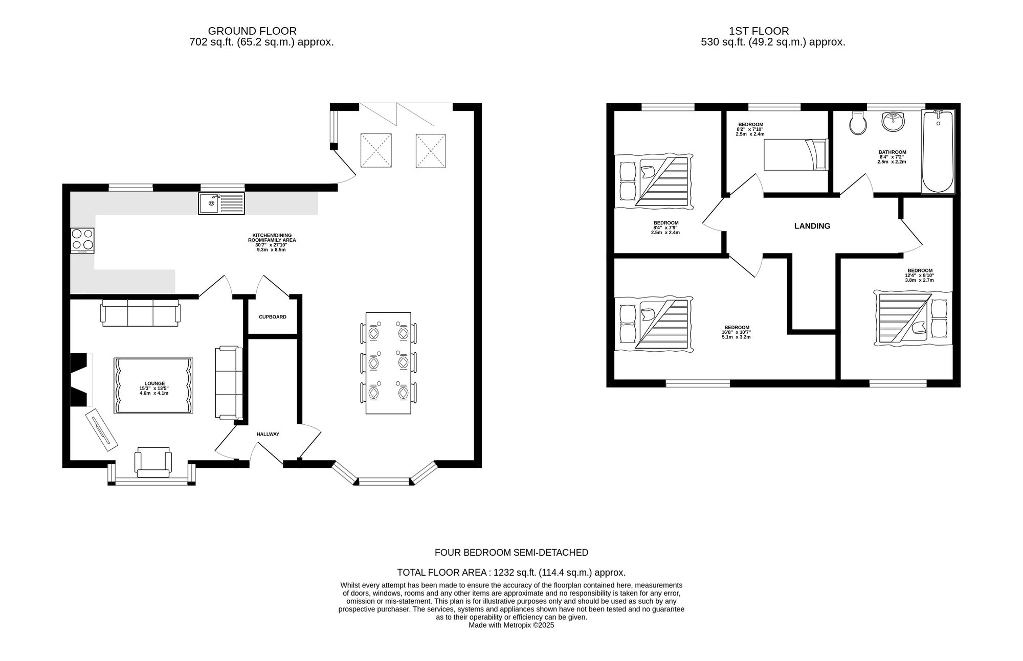 Floorplan of 4 bedroom Semi Detached House for sale, Ridge Hill Lane, Stalybridge, Greater Manchester, SK15