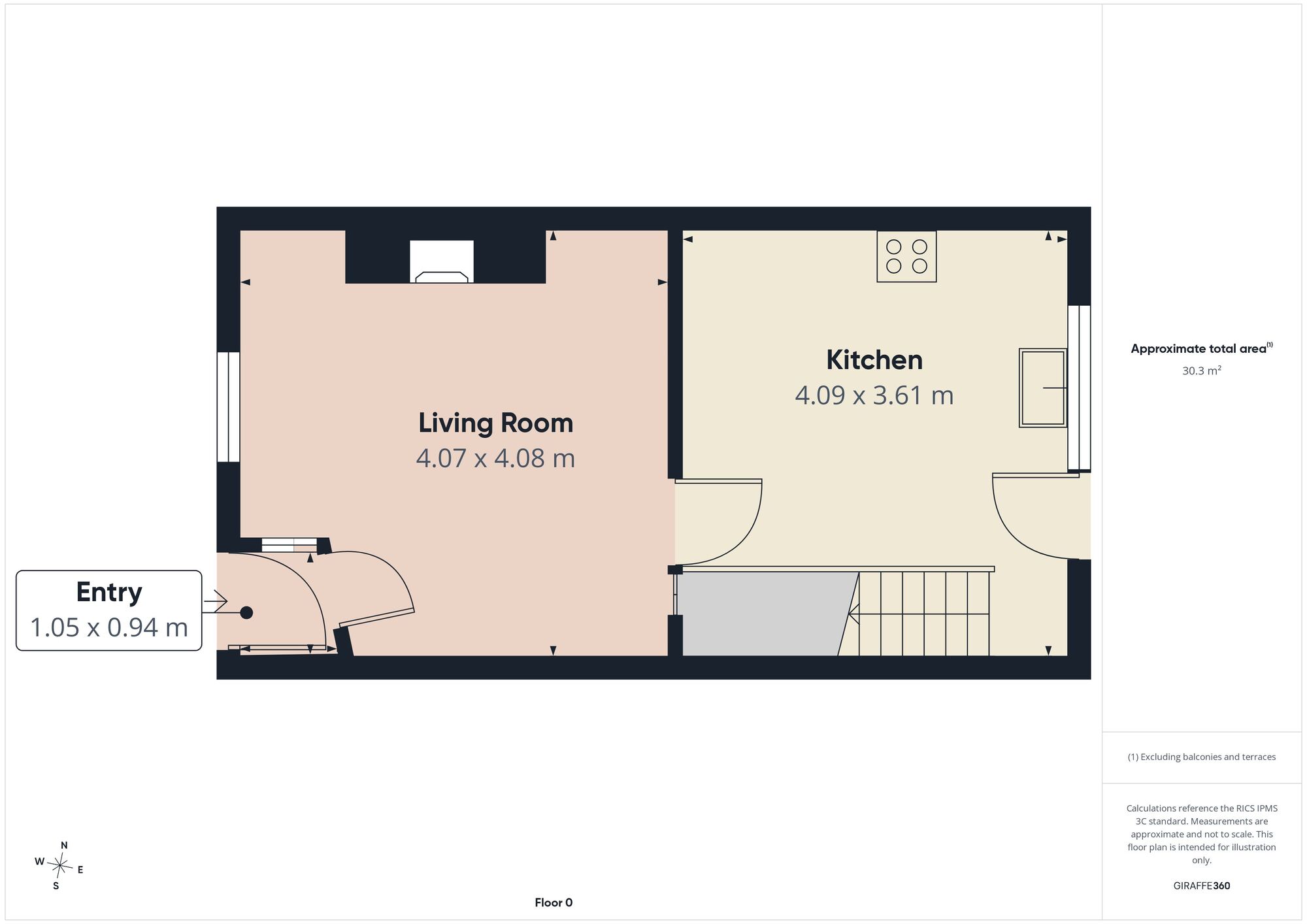 Floorplan of 2 bedroom Mid Terrace House for sale, Alexandra Street, Ashton-under-Lyne, Greater Manchester, OL6