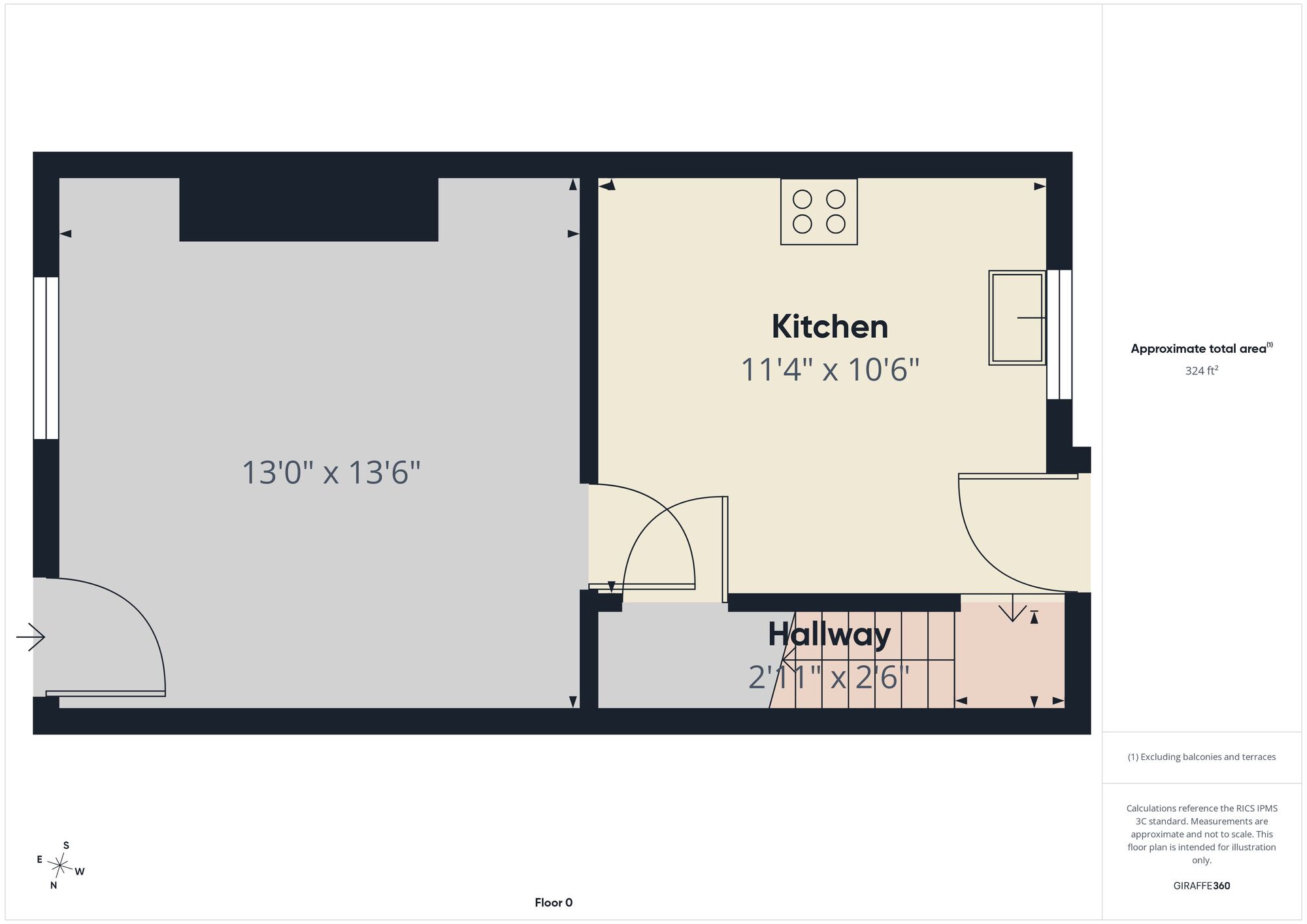 Floorplan of 3 bedroom Mid Terrace House for sale, Smith Street, Ashton-under-Lyne, Greater Manchester, OL7