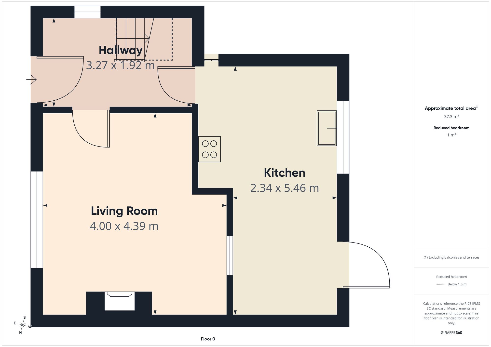 Floorplan of 3 bedroom Semi Detached House for sale, Crowhill Road, Ashton-under-Lyne, Greater Manchester, OL7