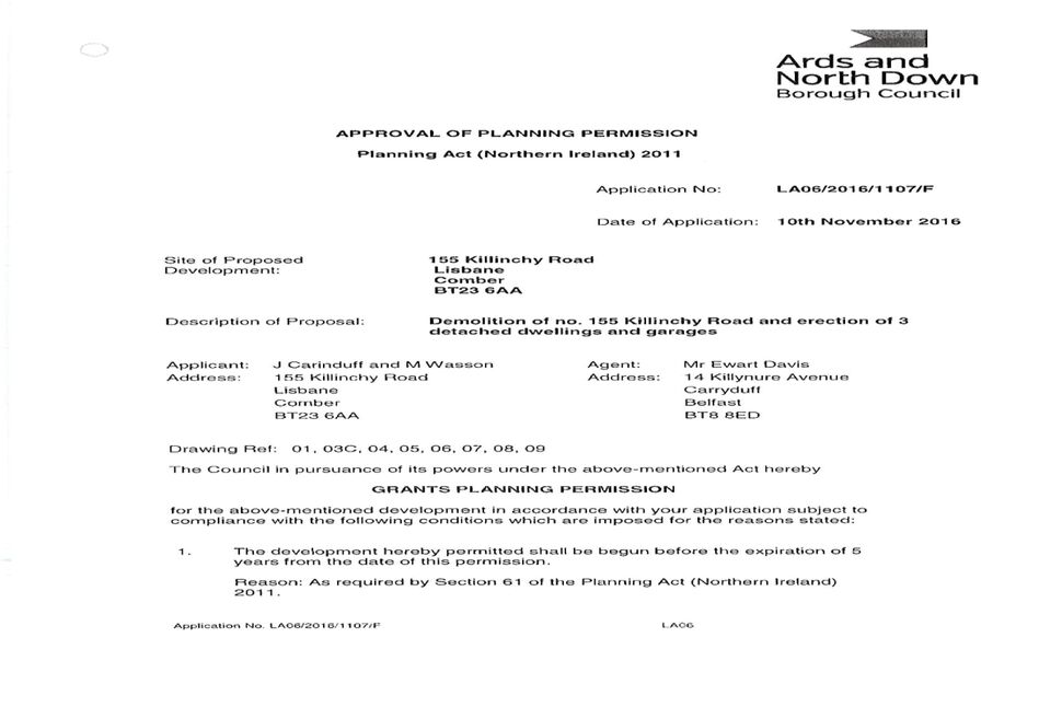 2 bedroom Detached House for sale, Killinchy Road, Comber, BT23 £255,000