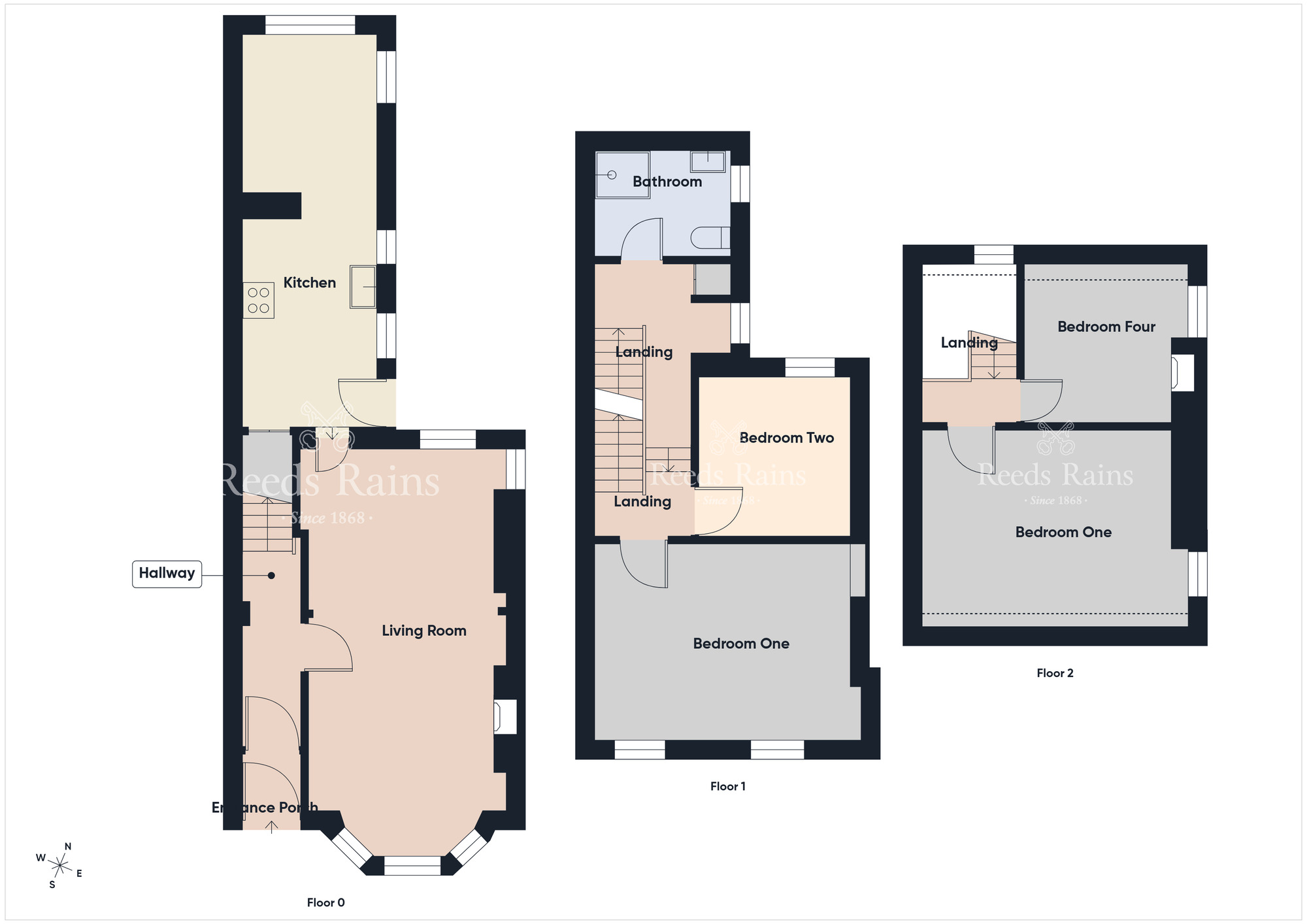 Floorplan of 4 bedroom Semi Detached House for sale, Earlswood Road, Belfast, BT4