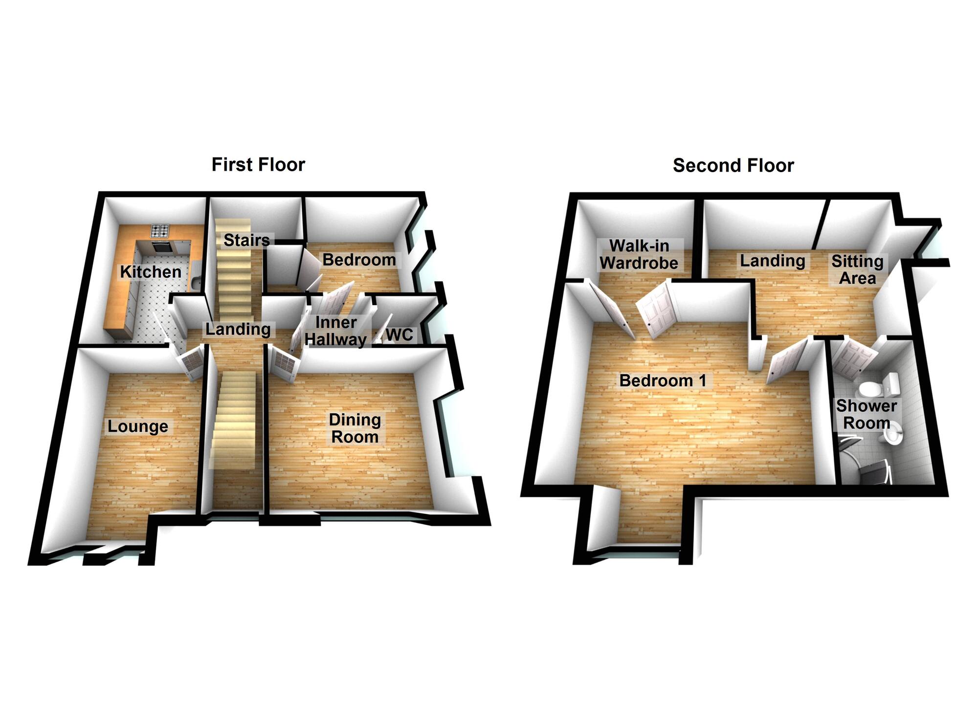 Floorplan of 3 bedroom  Flat for sale, Clonallon Square, Belfast, County Antrim, BT4