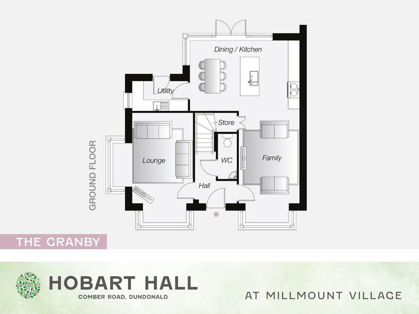 4 bedroom Detached House for sale, Hobart Hall At Millmount Village