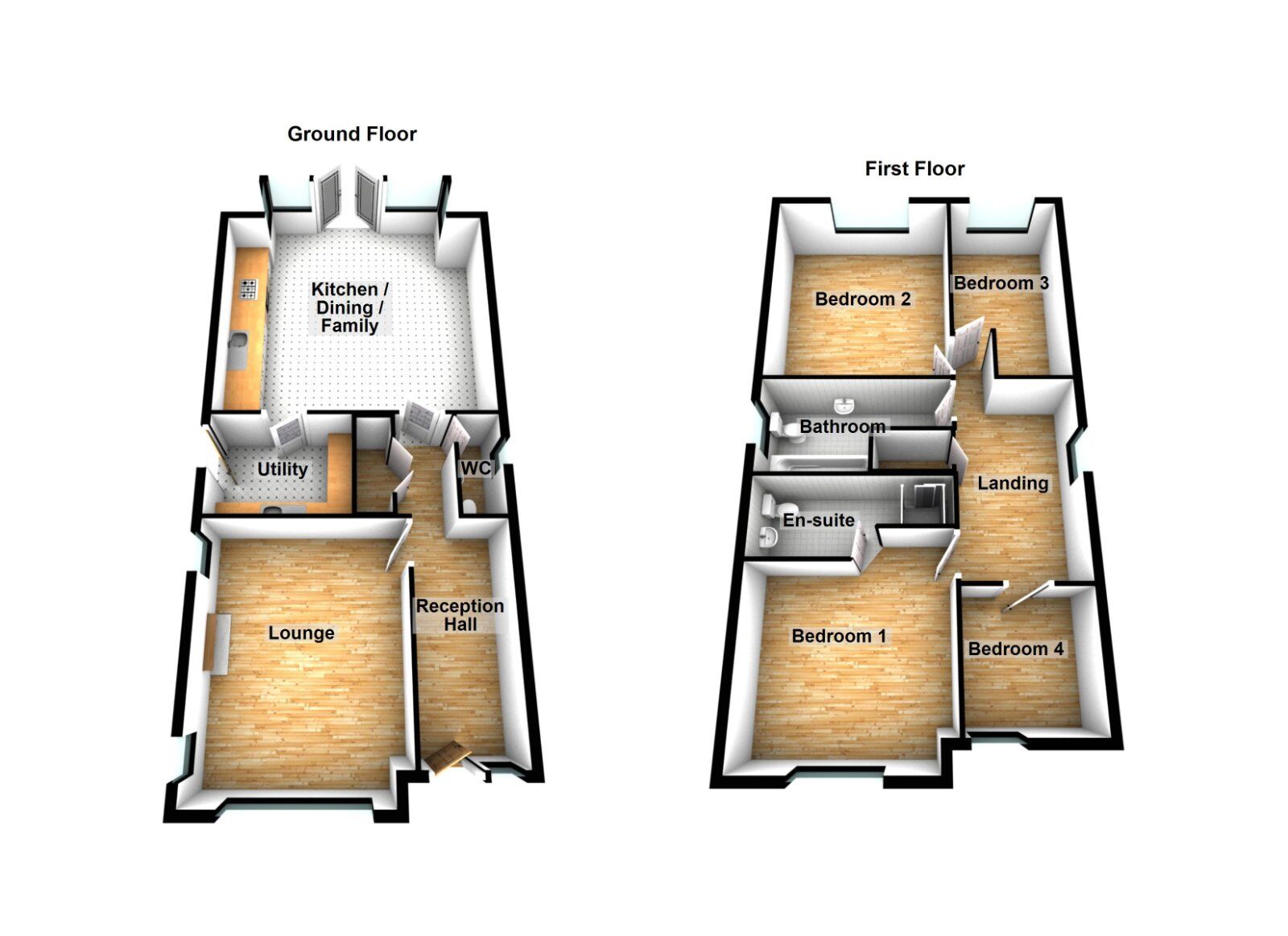 Floorplan of 4 bedroom Detached House for sale, Belmont Road, Belfast, County Antrim, BT4