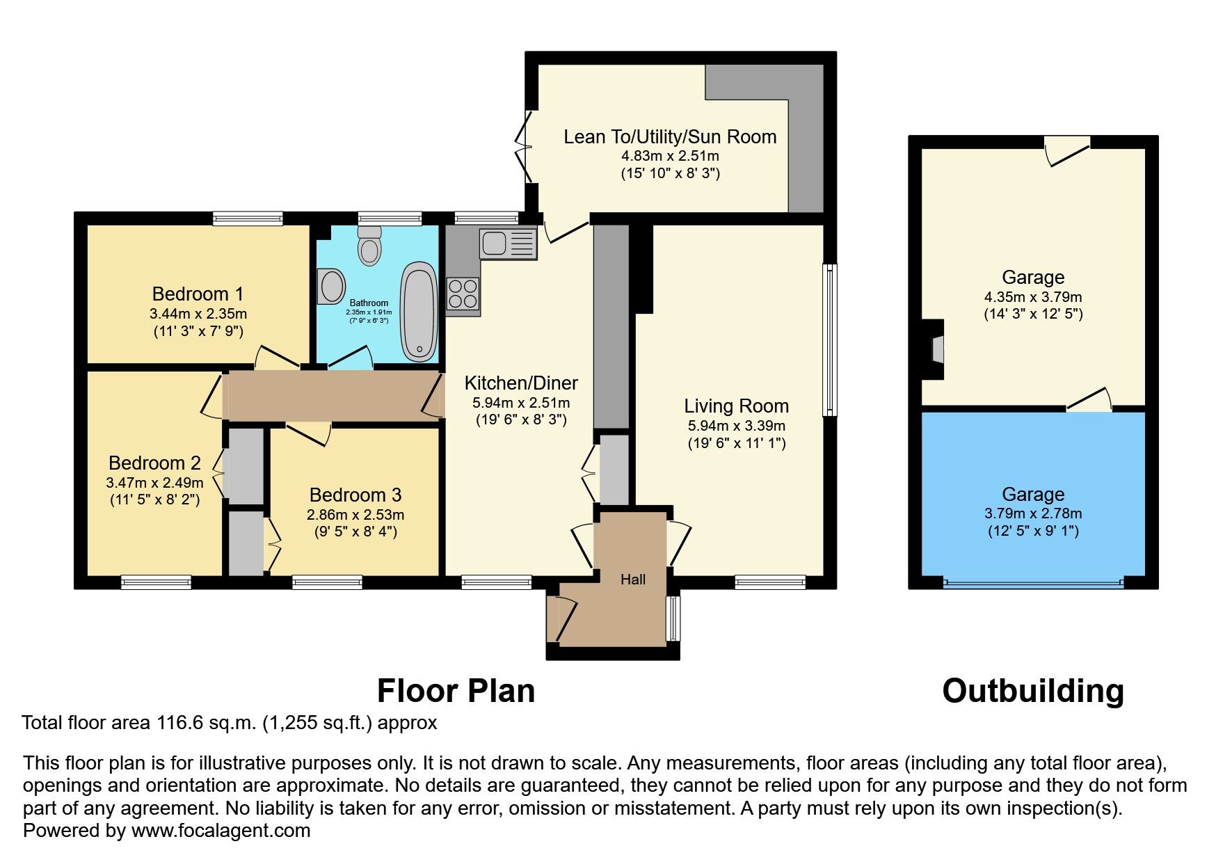 Floorplan of 3 bedroom Detached Bungalow for sale, Lough Swilly Park, Carryduff, County Down, BT8