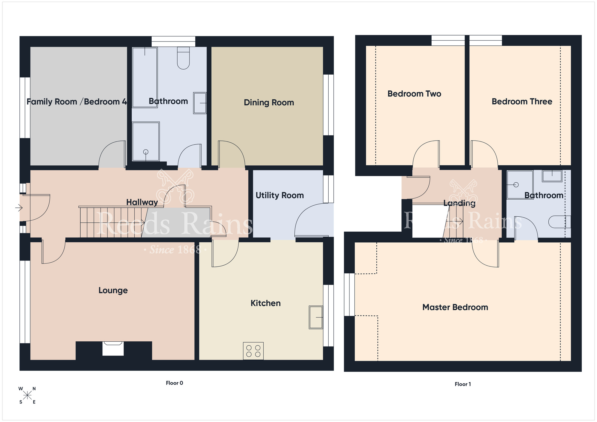 Floorplan of 3 bedroom Semi Detached House for sale, Old Mill Rise, Dundonald, County Down, BT16