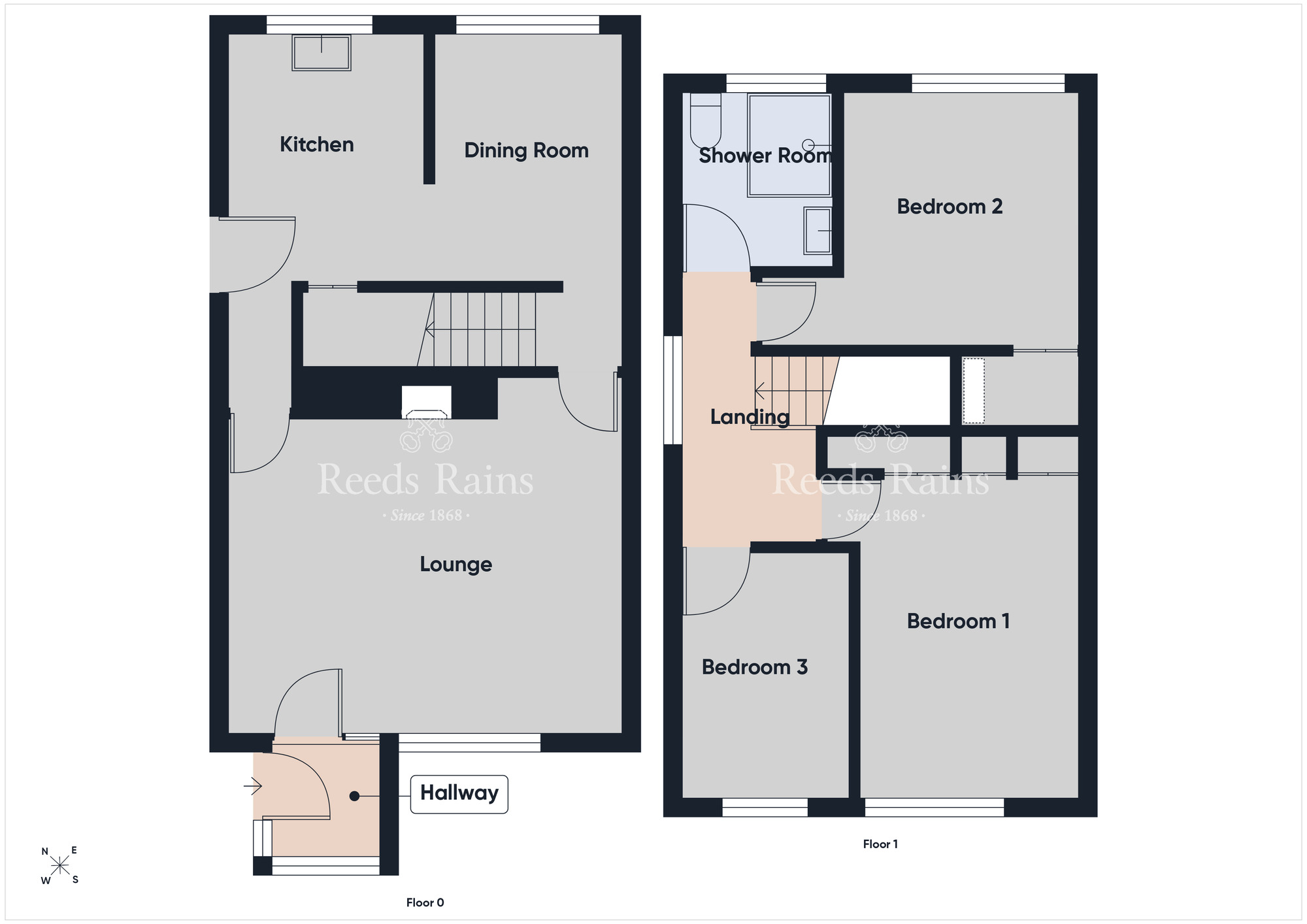 Floorplan of 3 bedroom Semi Detached House for sale, Gilnahirk Road, Belfast, County Antrim, BT5