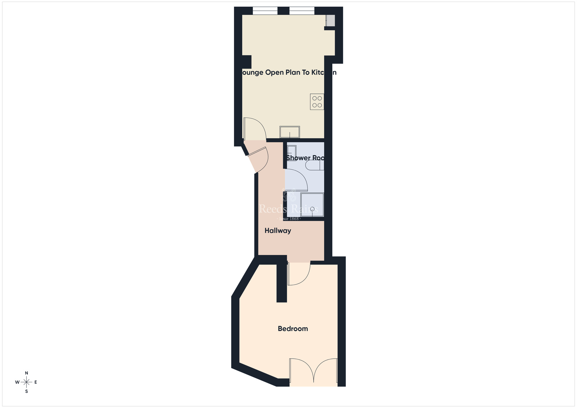 Floorplan of 1 bedroom Flat for sale, Albertbridge Road, Belfast, County Antrim, BT5