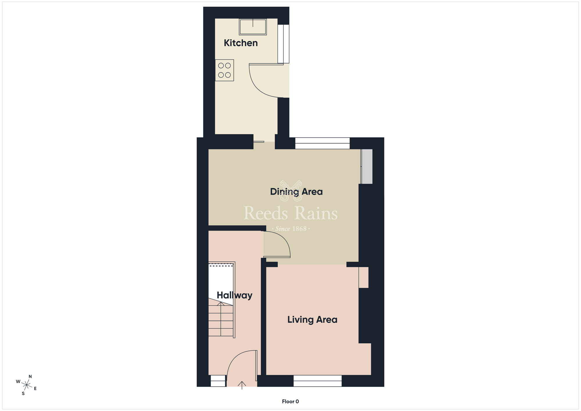 Floorplan of 3 bedroom Mid Terrace House for sale, Strandburn Drive, Belfast, County Antrim, BT4
