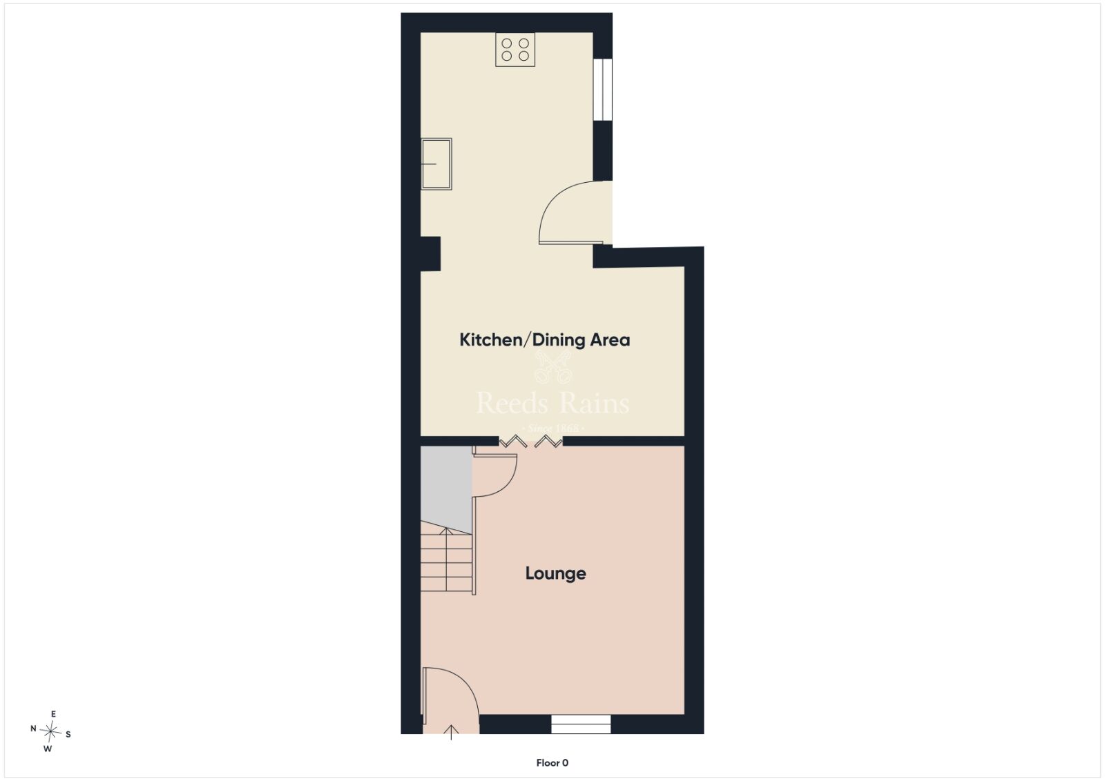 Floorplan of 2 bedroom Mid Terrace House for sale, Brenda Street, Belfast, County Antrim, BT5