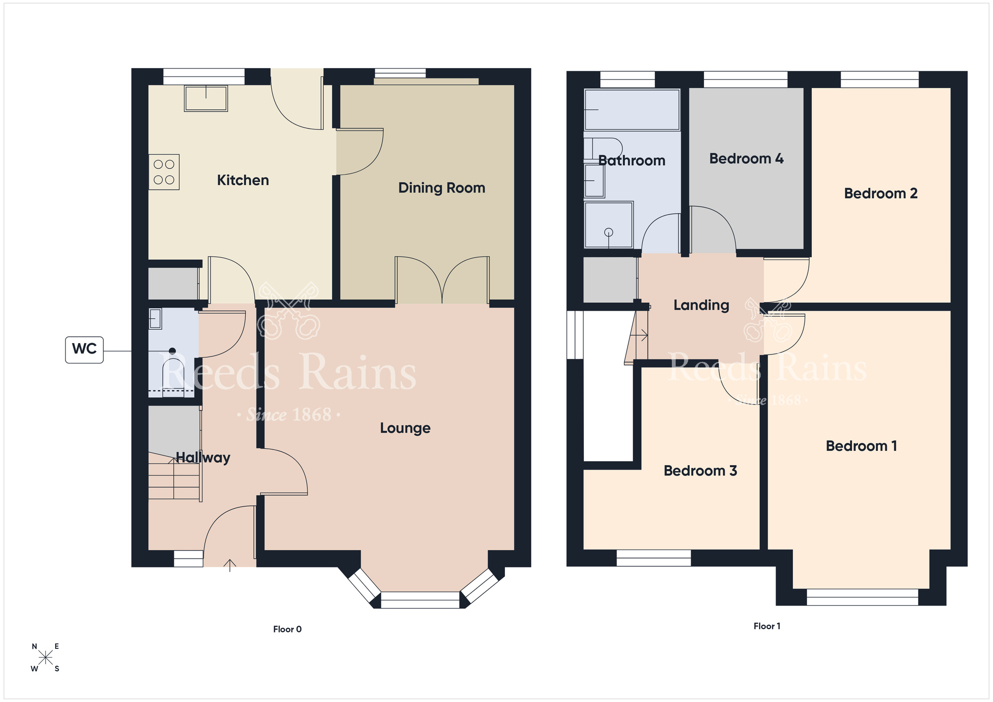 Floorplan of 4 bedroom Detached House for sale, Millars Forge, Dundonald, County Down, BT16