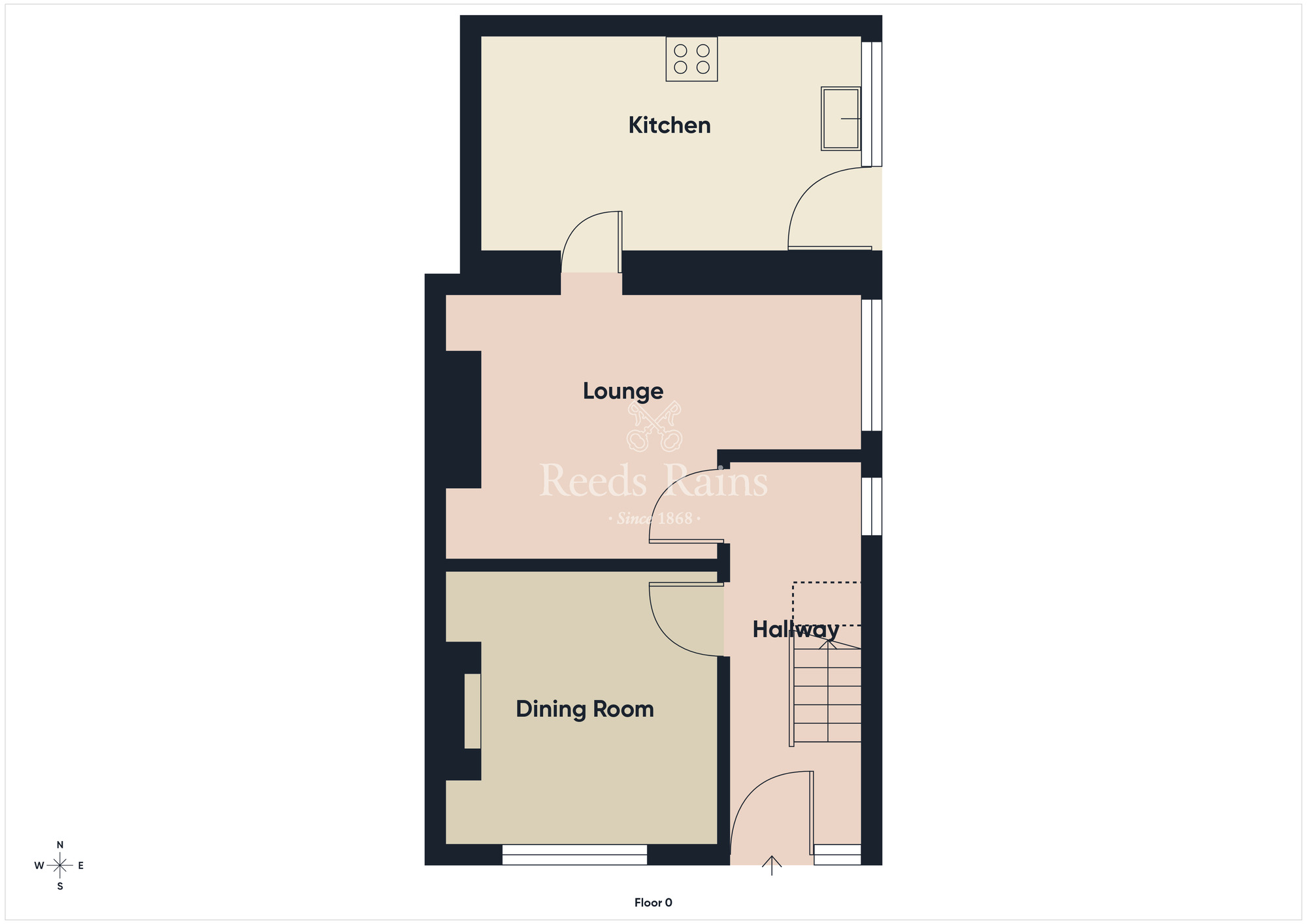 Floorplan of 3 bedroom Semi Detached House for sale, Dunraven Park, Belfast, County Antrim, BT5