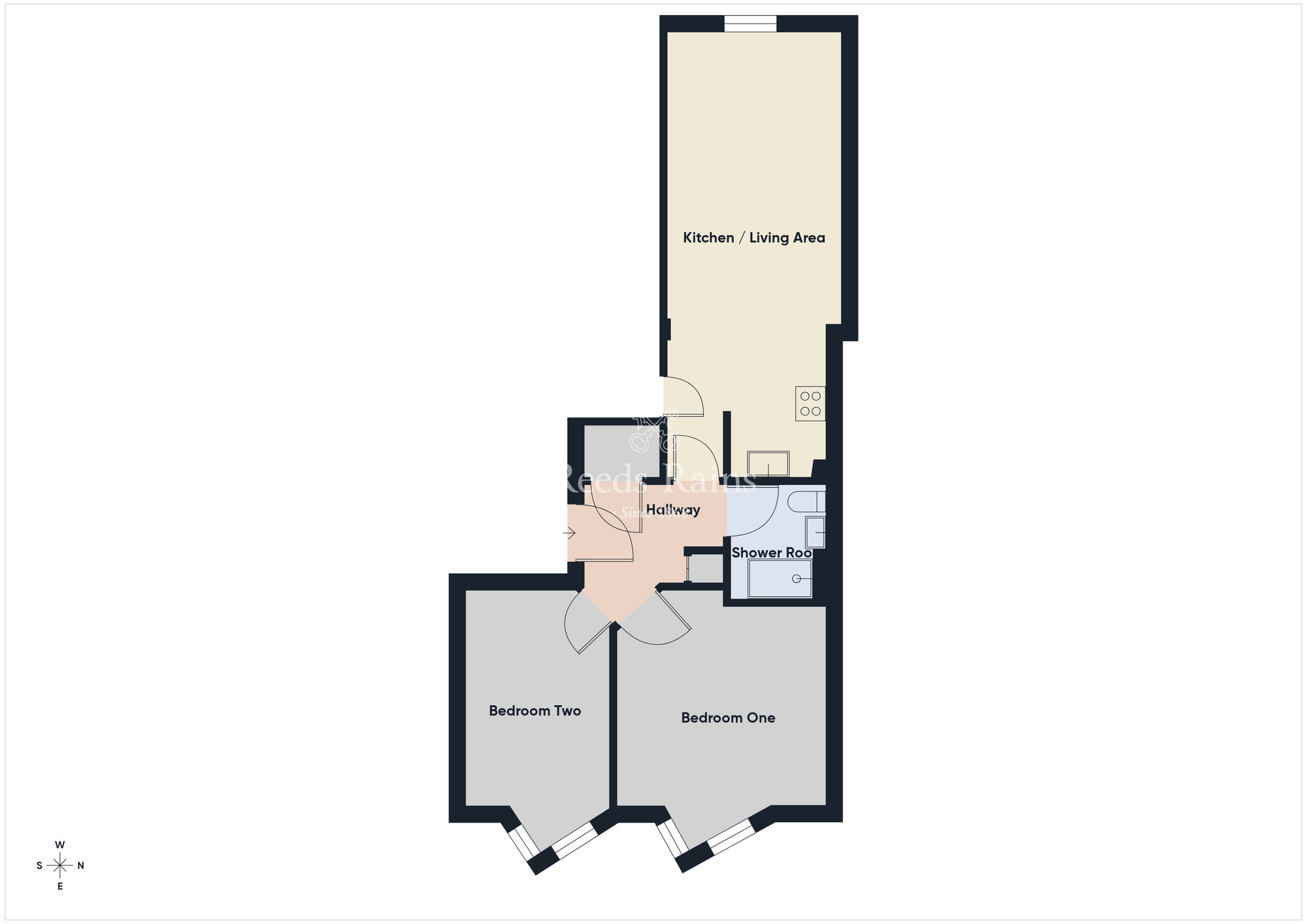 Floorplan of 2 bedroom Flat for sale, Main Street, Ballywalter, County Down, BT22