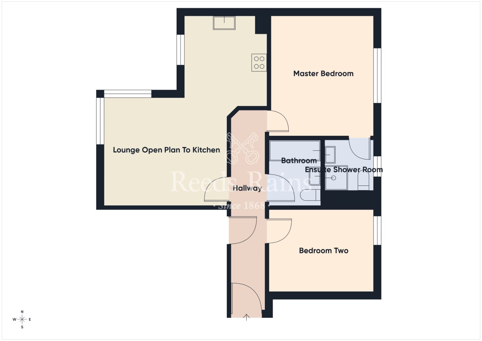 Floorplan of 2 bedroom Flat for sale, Short Strand, Belfast, County Antrim, BT5