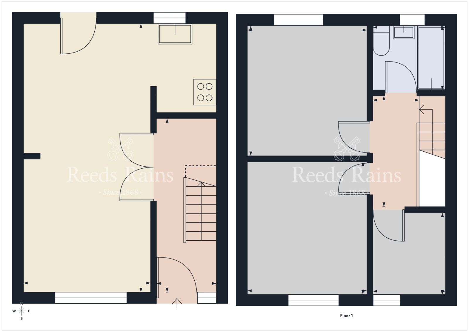 Floorplan of 3 bedroom Semi Detached House for sale, Dunraven Park, Belfast, BT5
