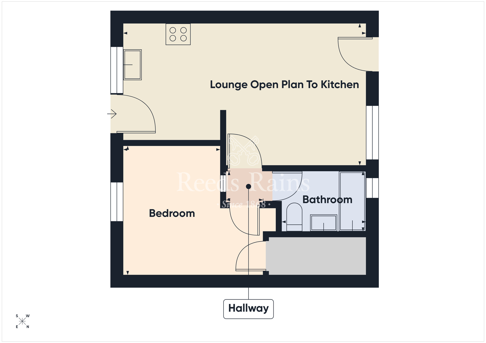 Floorplan of 1 bedroom Flat for sale, Beersbridge Road, Belfast, County Antrim, BT5