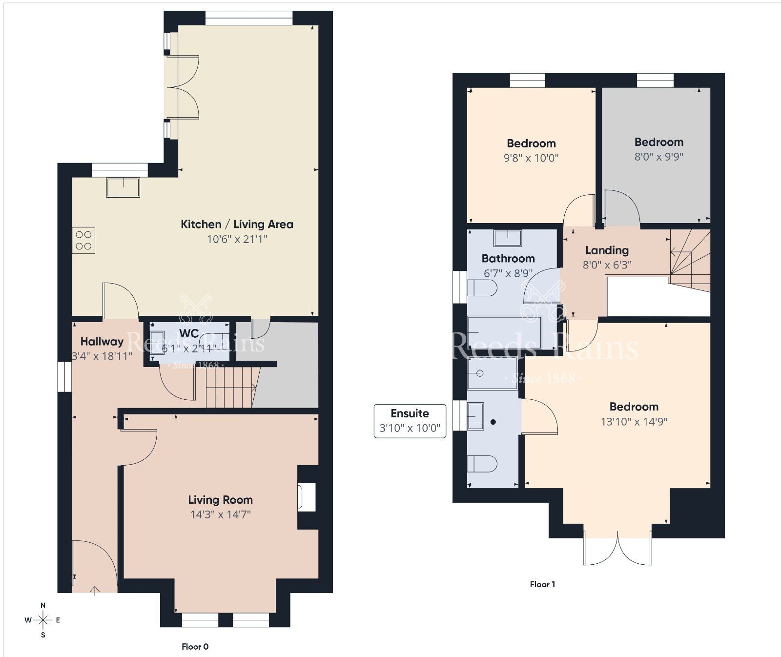 Floorplan of 3 bedroom Semi Detached House for sale, Sharonmore Gardens, Newtownabbey, County Antrim, BT36