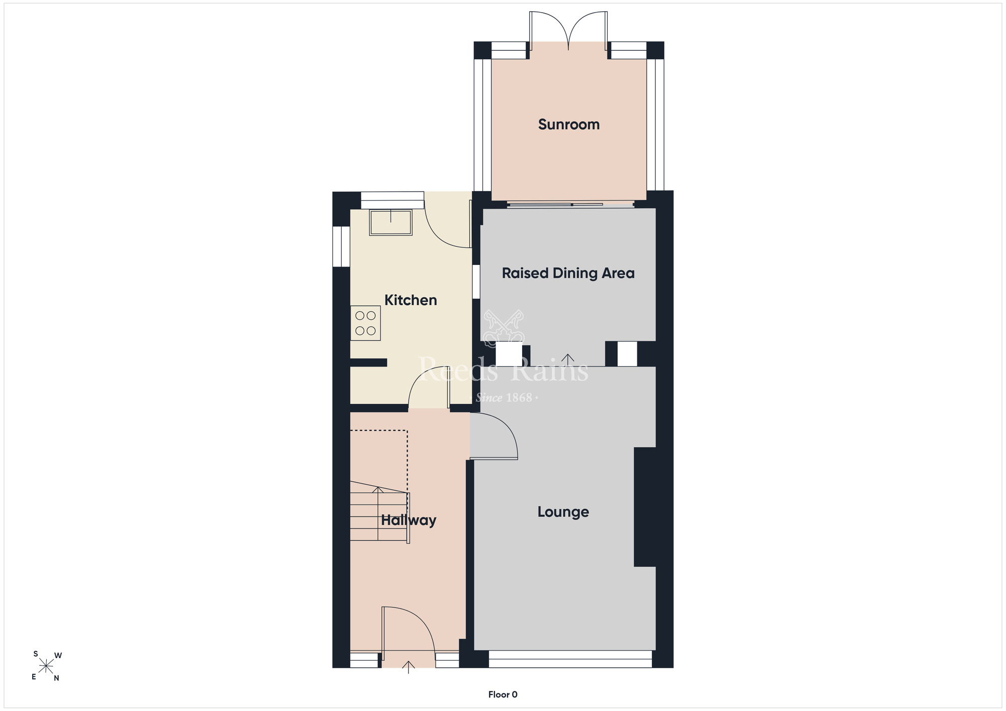 Floorplan of 3 bedroom Semi Detached House for sale, Marmont Drive, Belfast, County Antrim, BT4