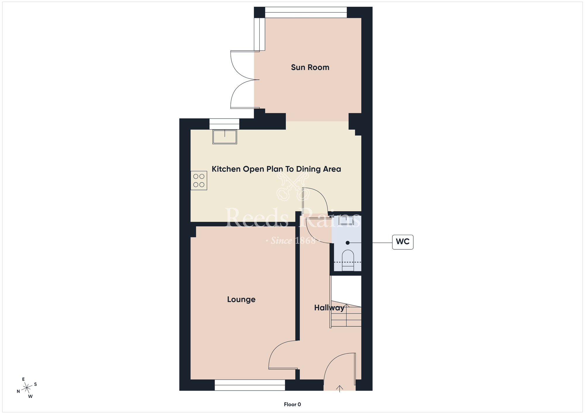 Floorplan of 3 bedroom Semi Detached House for sale, Millmount Village Close, Dundonald, Belfast, BT16