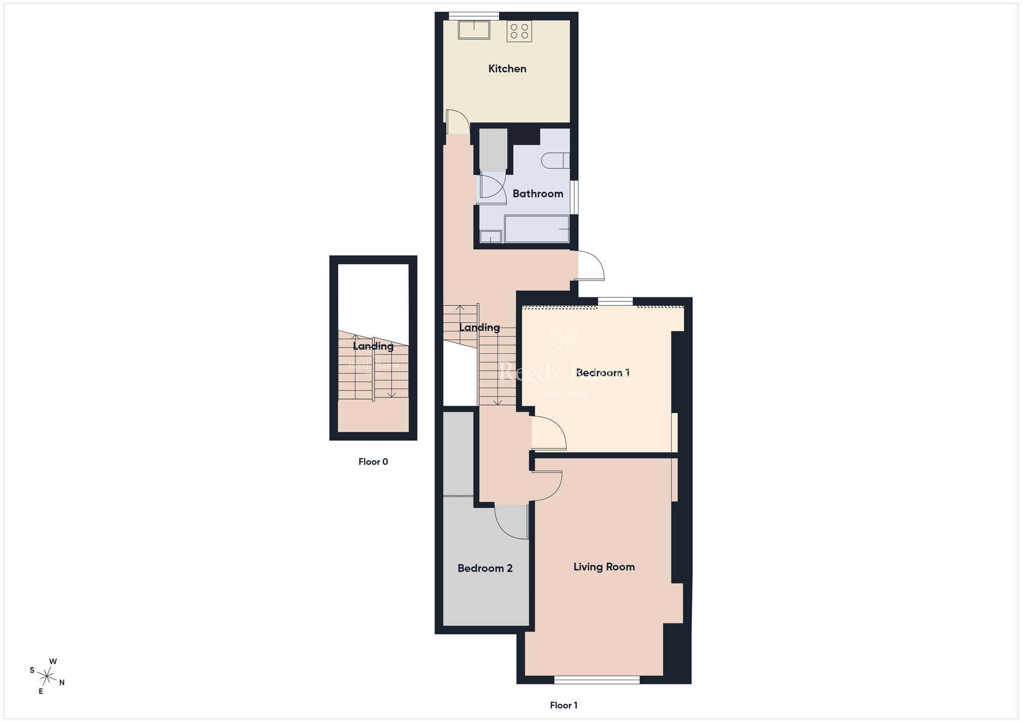 Floorplan of 2 bedroom Flat for sale, Wandsworth Road, Belfast, County Antrim, BT4