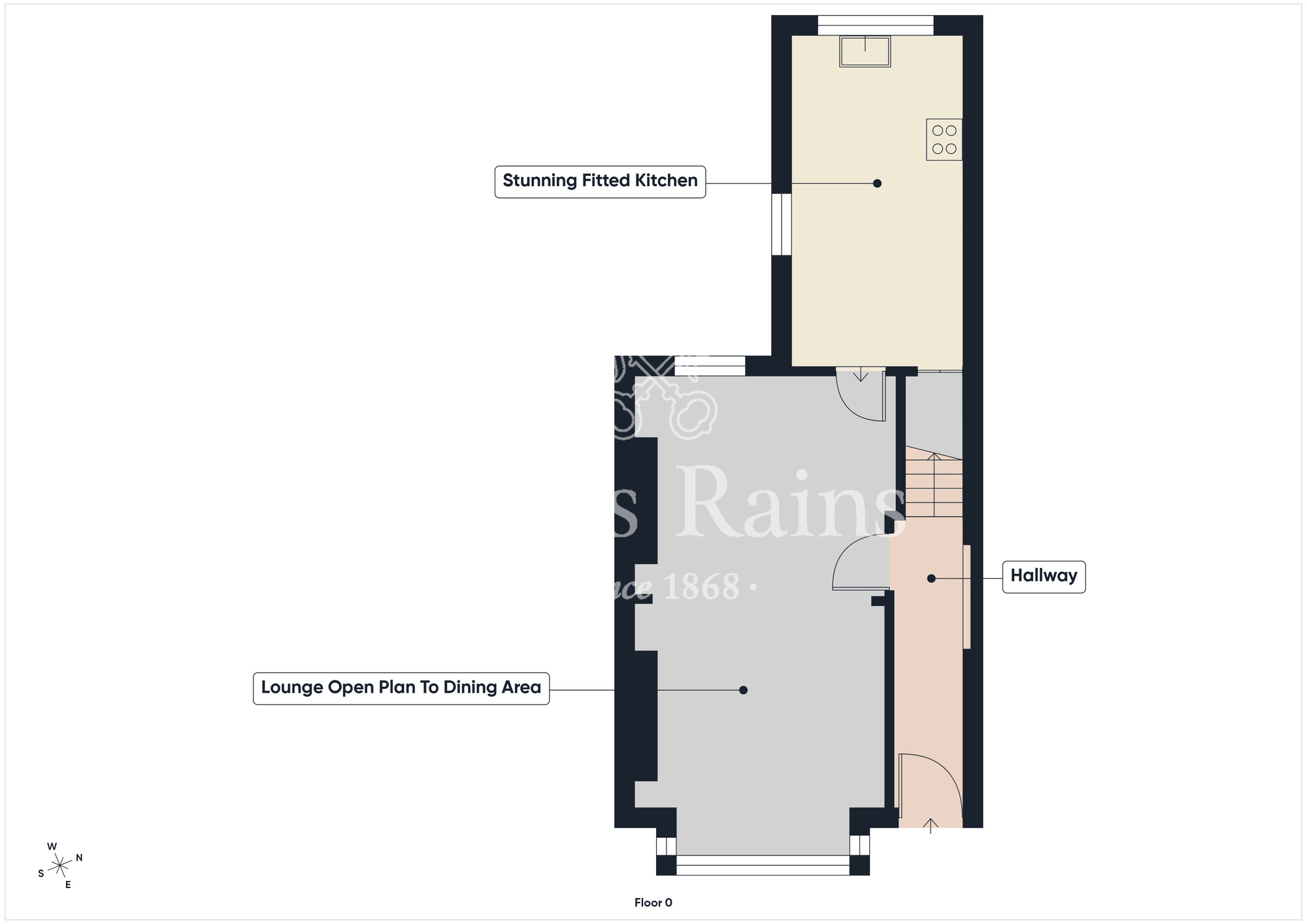 Floorplan of 3 bedroom Mid Terrace House for sale, Parkgate Avenue, Belfast, County Antrim, BT4