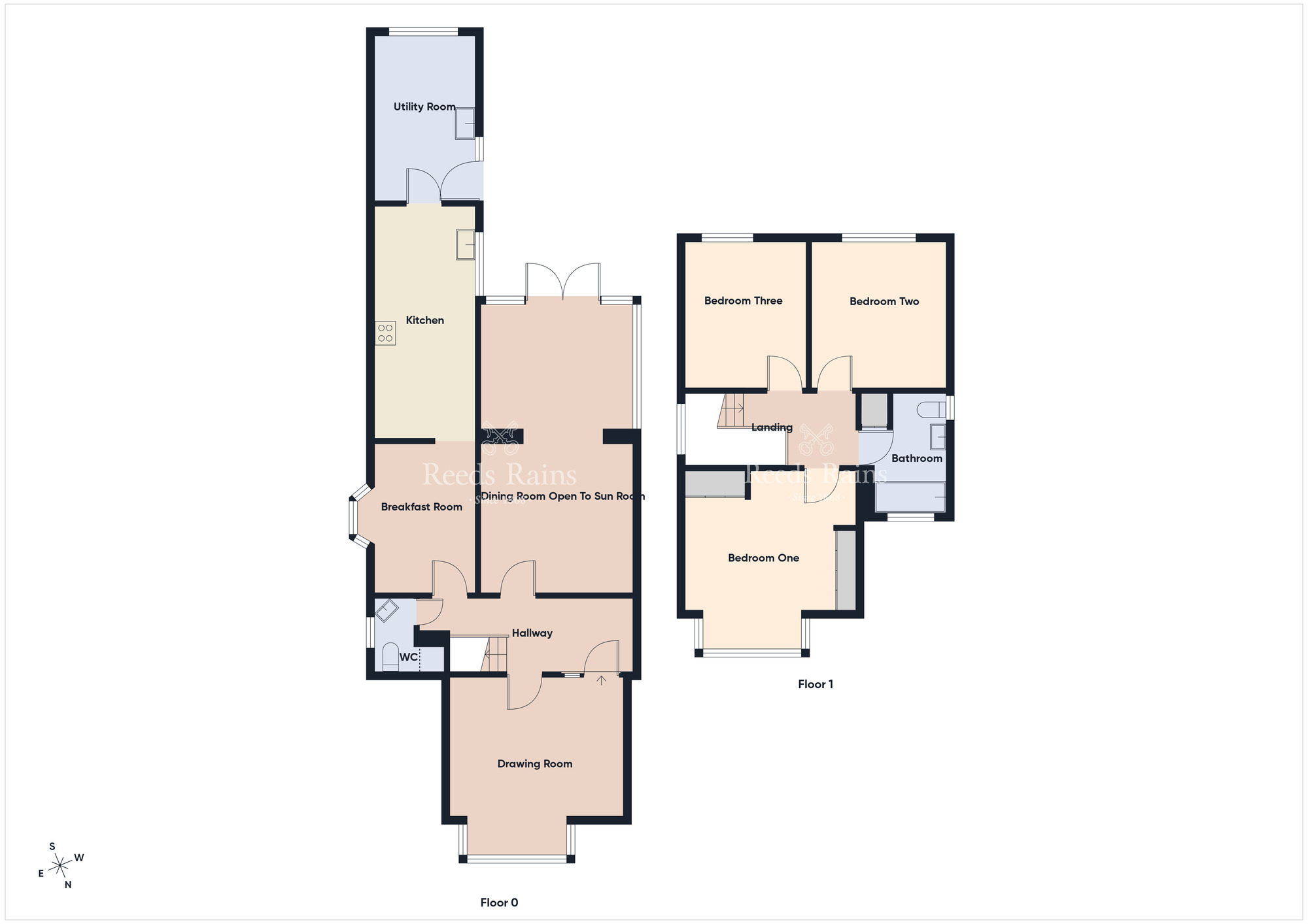 Floorplan of 3 bedroom Detached House for sale, Kings Road, Belfast, County Antrim, BT5