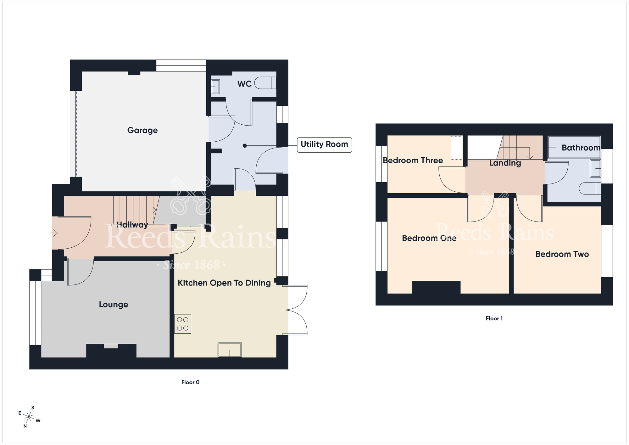 Floorplan of 3 bedroom Semi Detached House for sale, Bloomfield Park West, Belfast, County Antrim, BT5