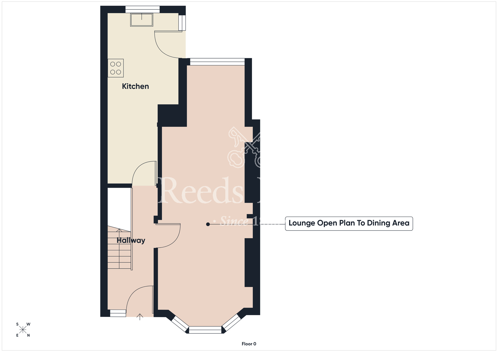 Floorplan of 3 bedroom Mid Terrace House for sale, Loopland Gardens, Belfast, County Antrim, BT6