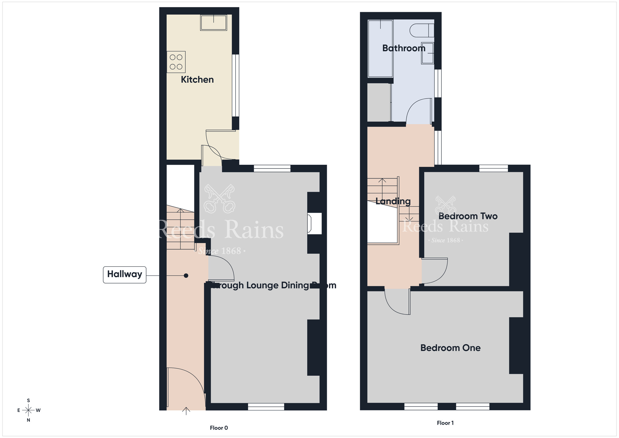 Floorplan of 2 bedroom Mid Terrace House for sale, Uniondale Street, Belfast, County Antrim, BT5