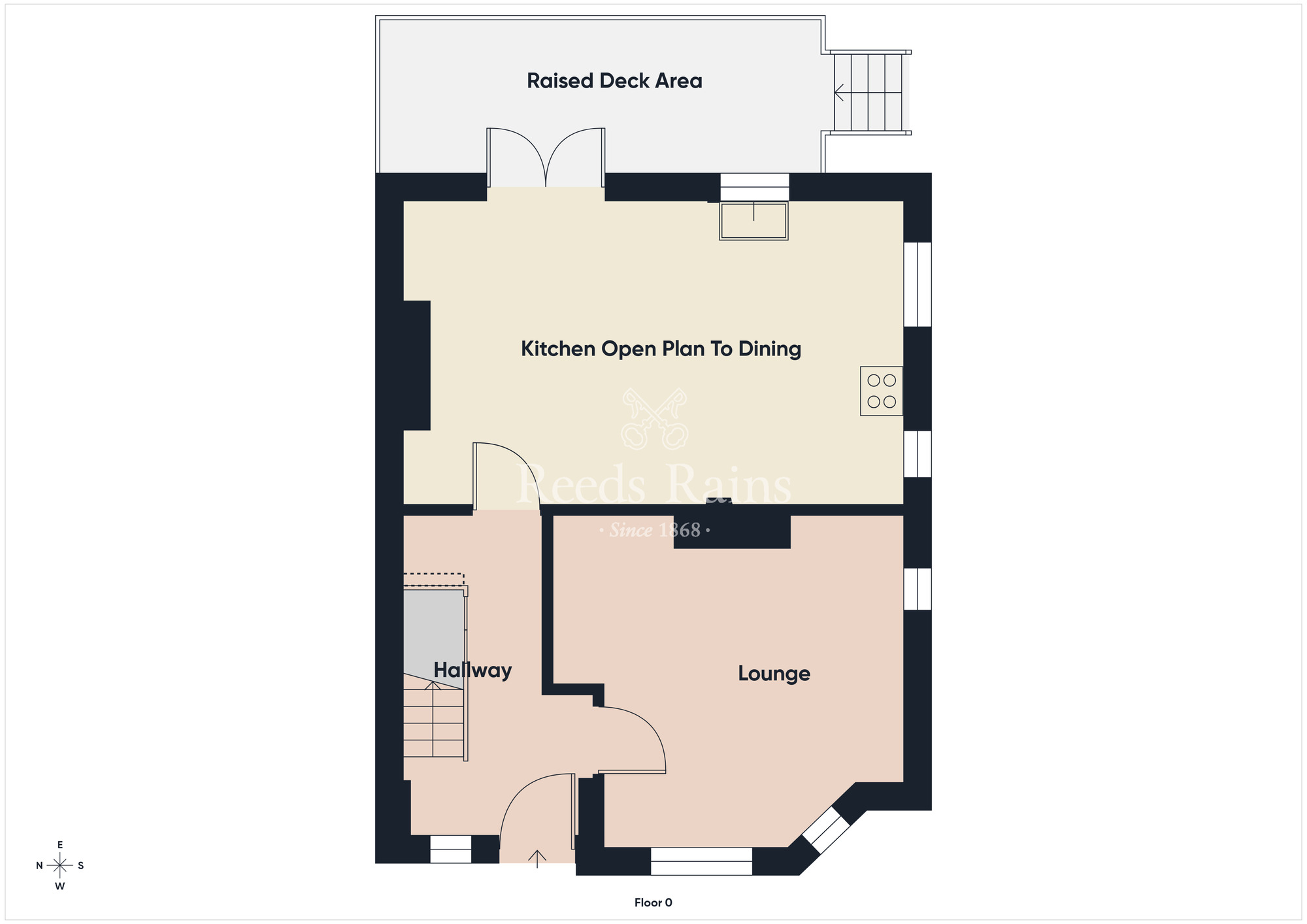 Floorplan of 3 bedroom Semi Detached House for sale, Belmont Place, Belfast, County Antrim, BT4
