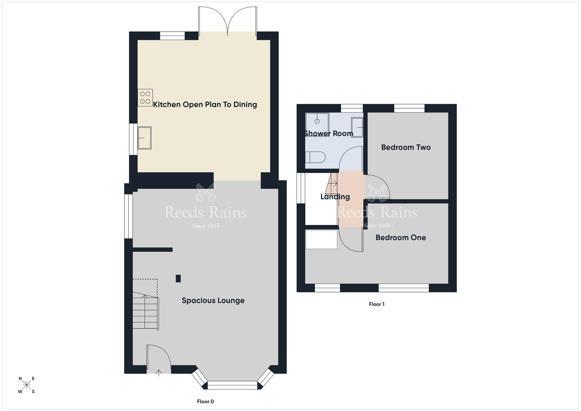 Floorplan of 2 bedroom Semi Detached House for sale, Galway Park, Dundonald, Belfast, BT16