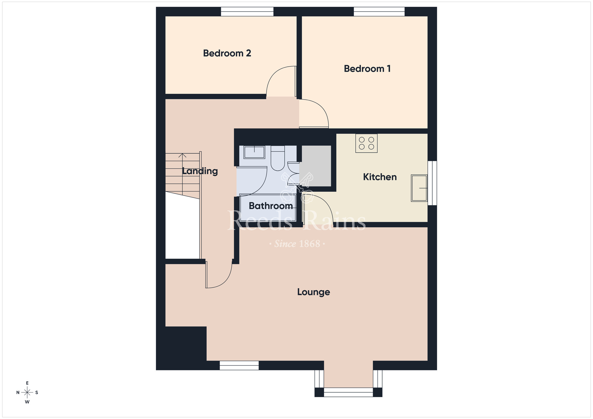 Floorplan of 2 bedroom Flat for sale, Greenwood Manor, Belfast, County Antrim, BT4